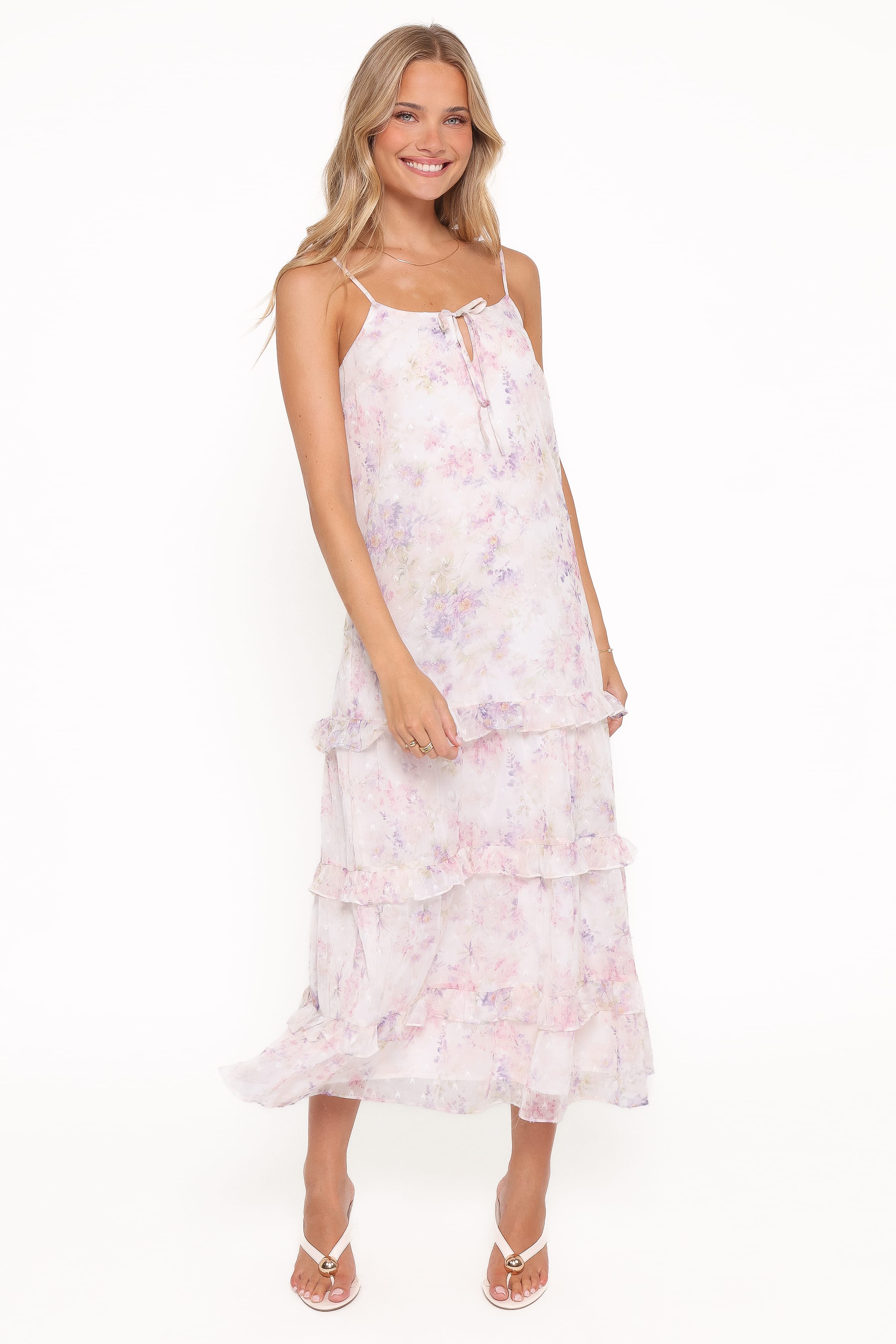 DRESSES Minka Maxi Dress - White/Multi Floral