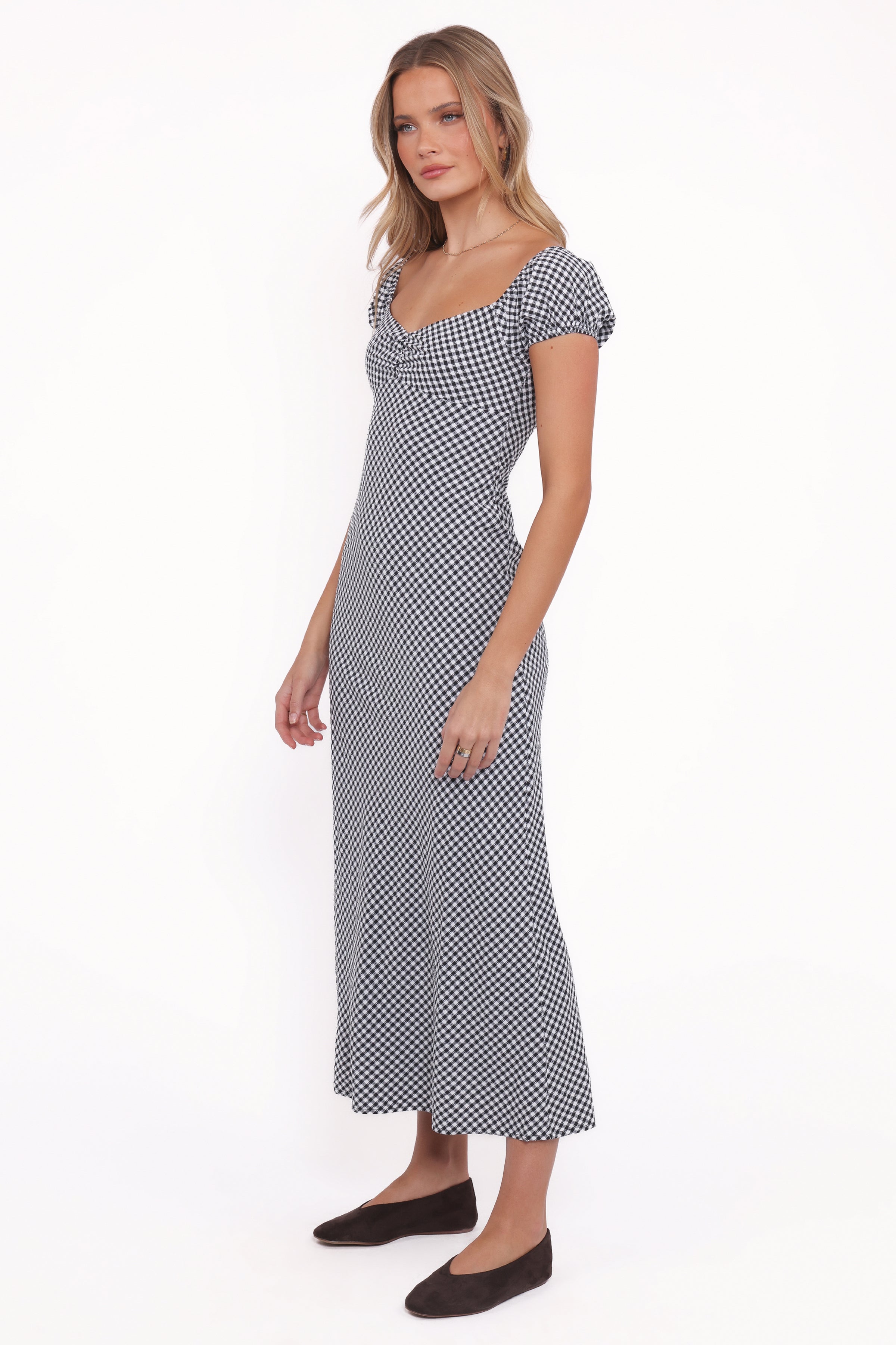DRESSES Miriam Midi Dress - Black Gingham
