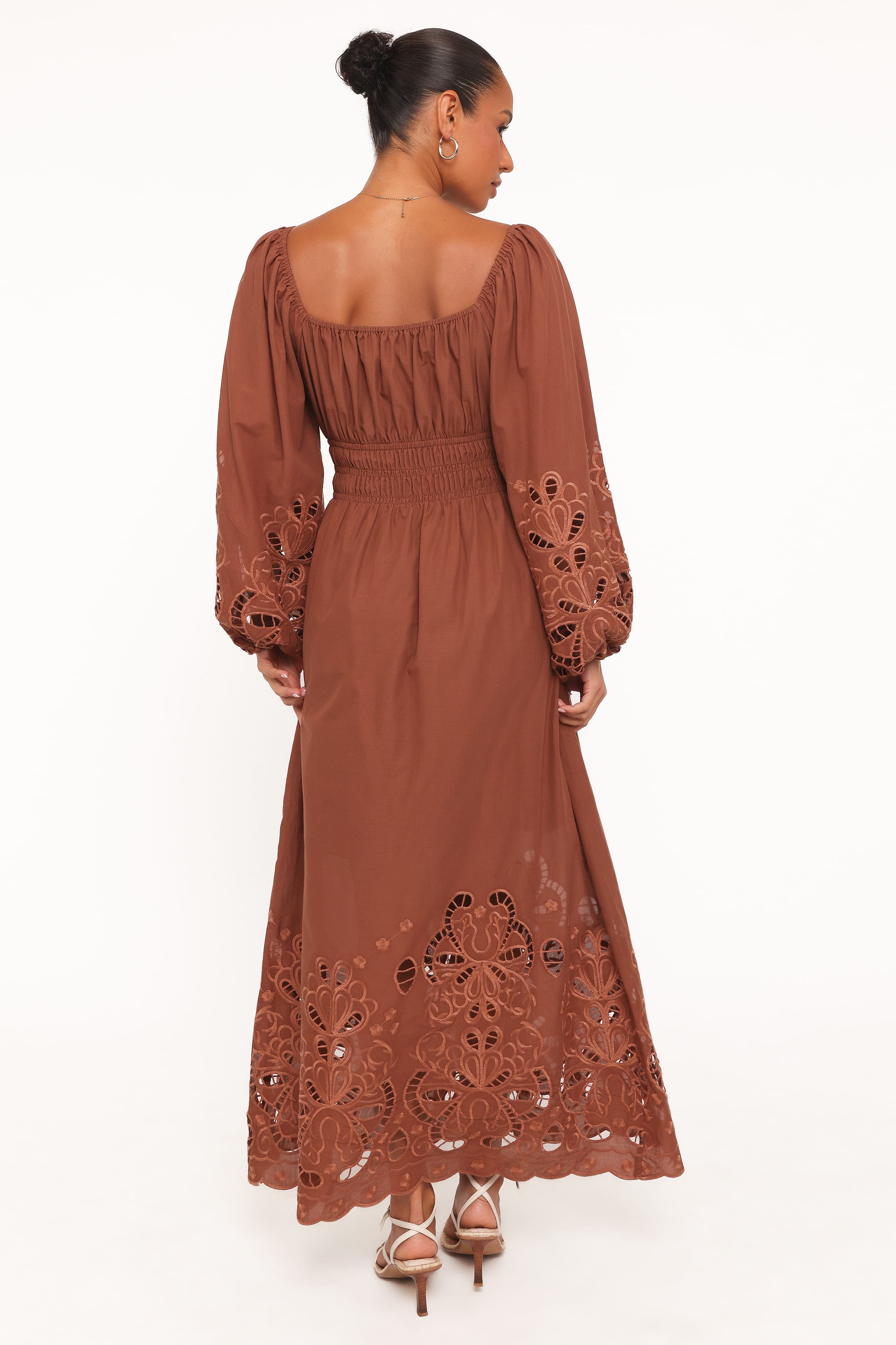 DRESSES Mirren Midi Dress - Chocolate Brown