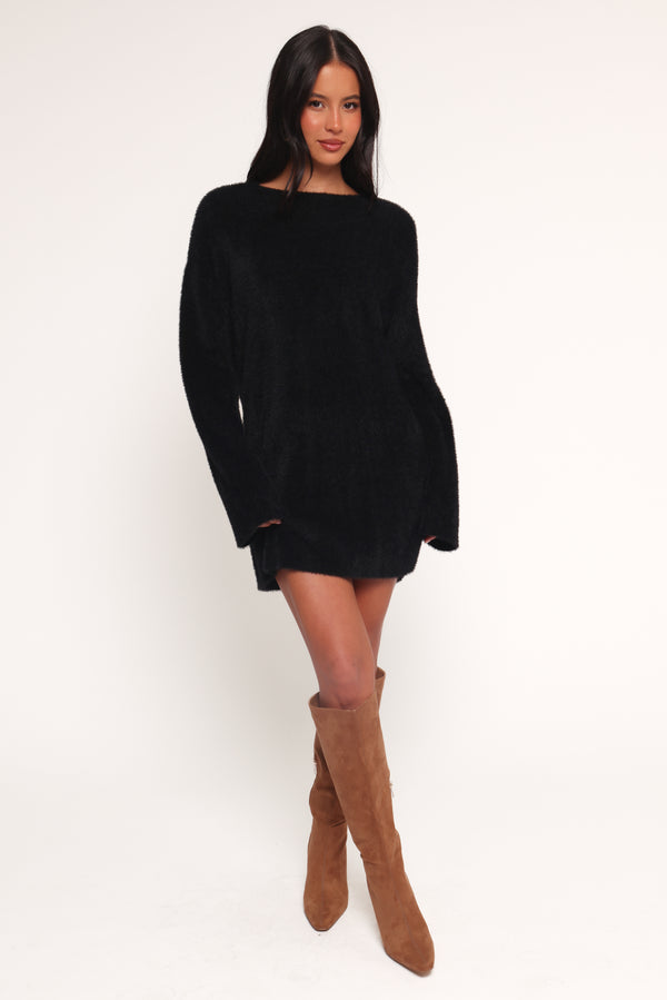 DRESSES Mitchell Knit Mini Dress - Black