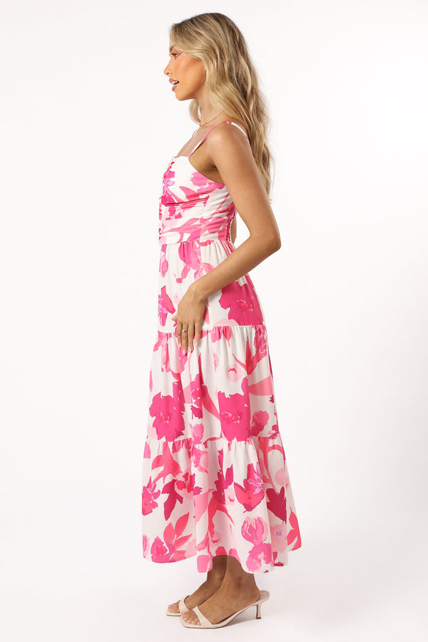 DRESSES @Monika Maxi Dress - Pink Floral