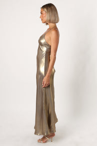 DRESSES @Moss Maxi Dress - Gold