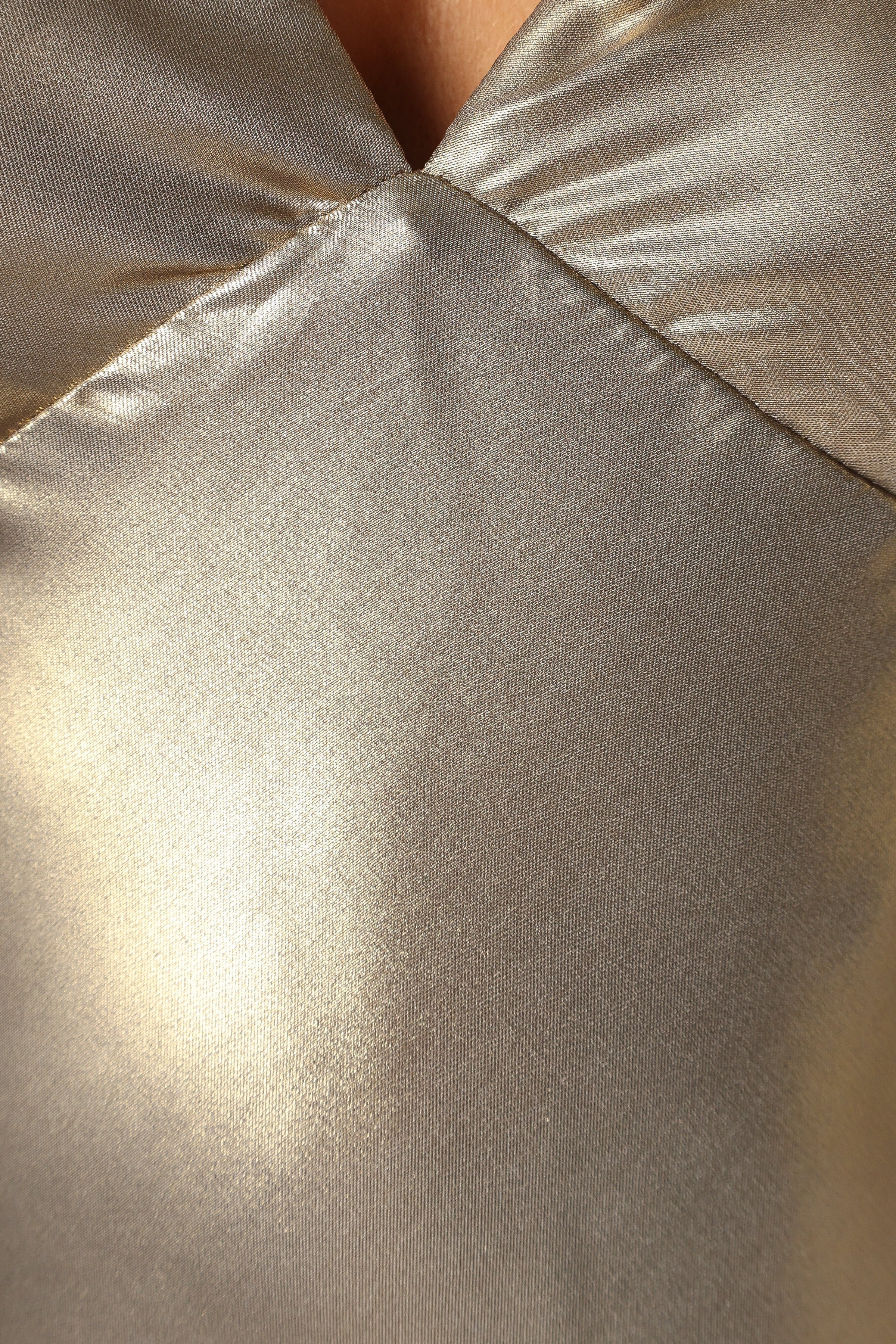 DRESSES @Moss Maxi Dress - Gold