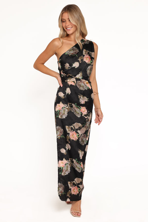 DRESSES Nadia One Shoulder Maxi Dress - Blurred Floral