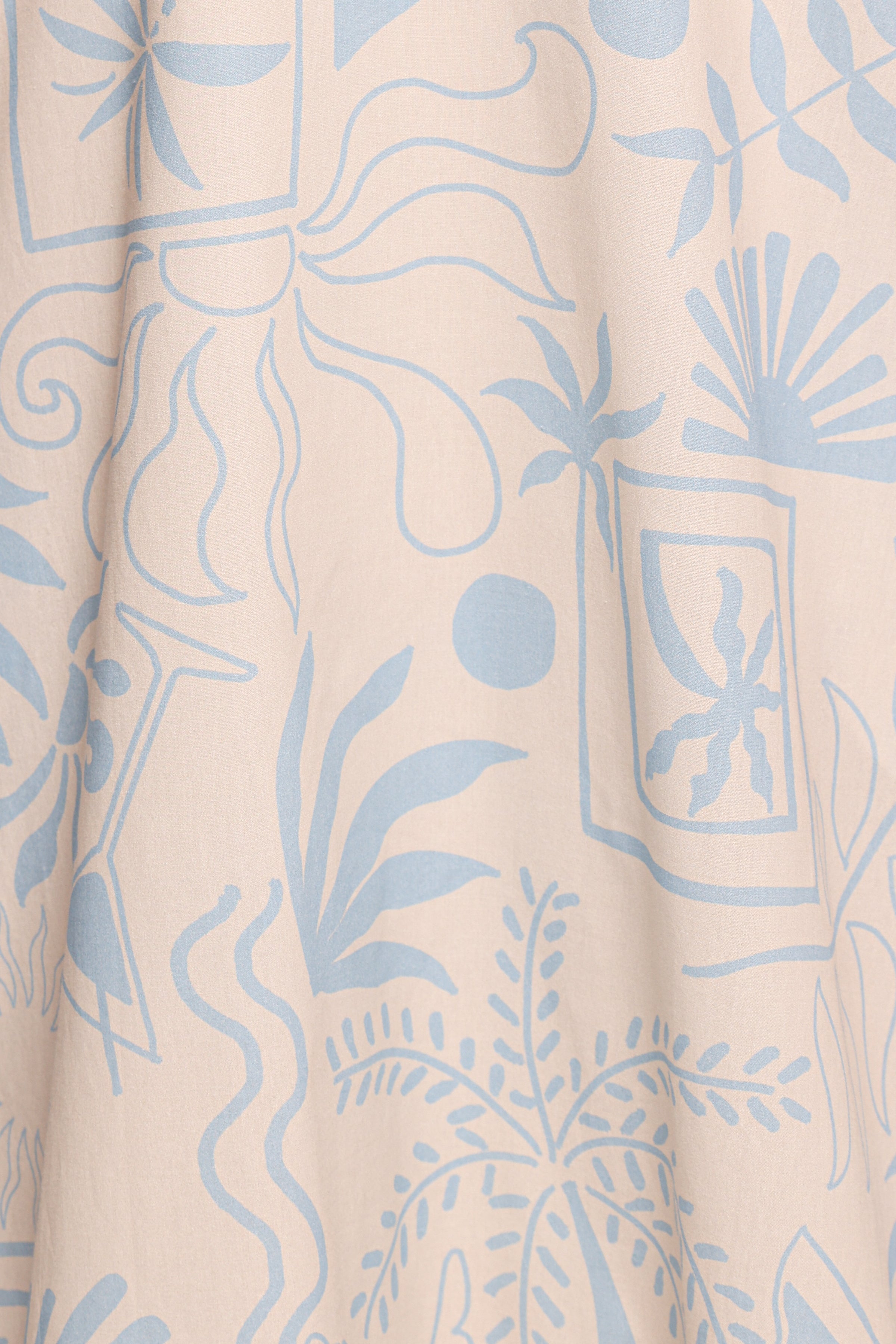 DRESSES Naida Maxi Dress - Blue Soleil