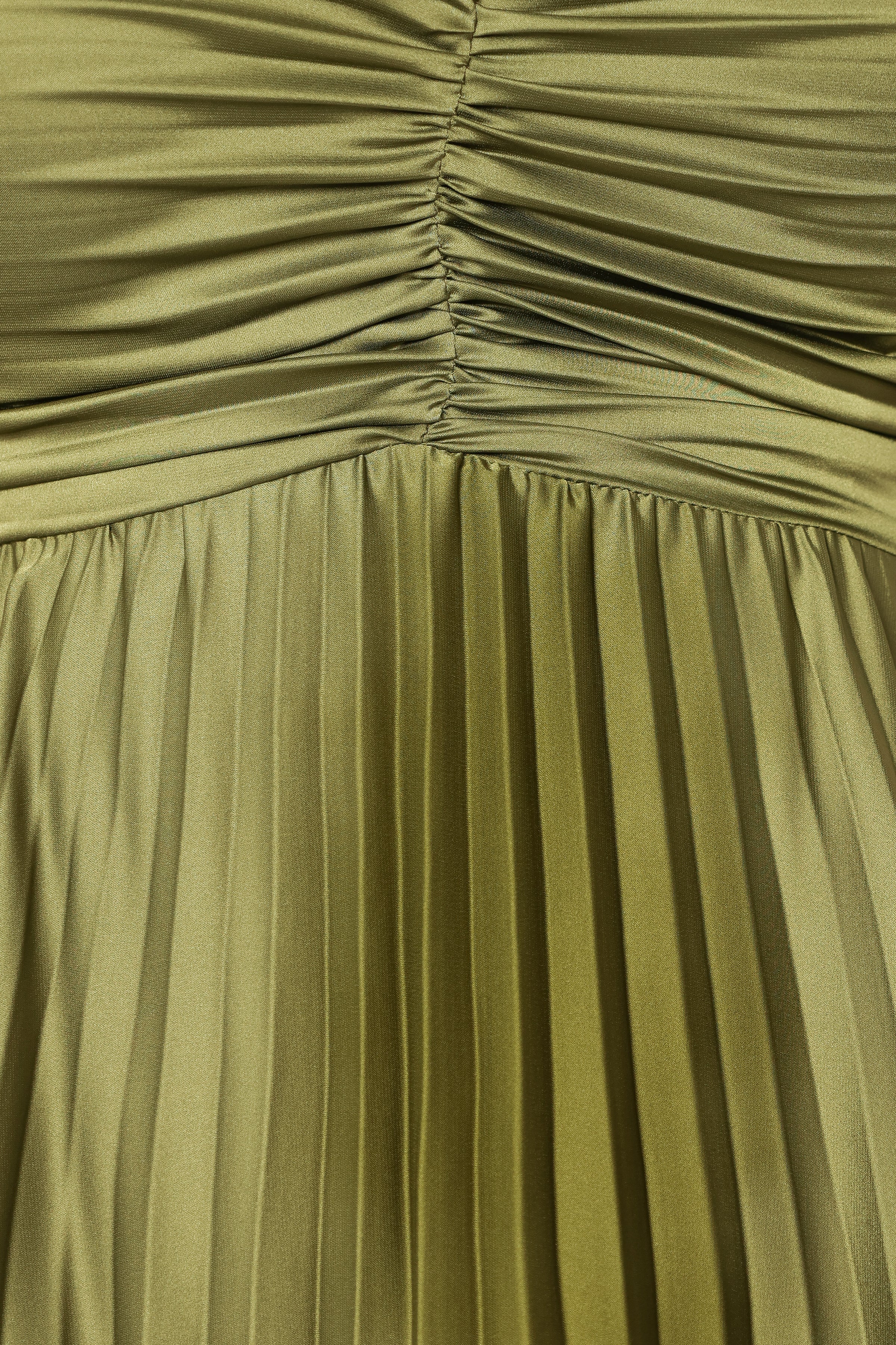 DRESSES Naira Pleated Maxi Dress - Palm Green