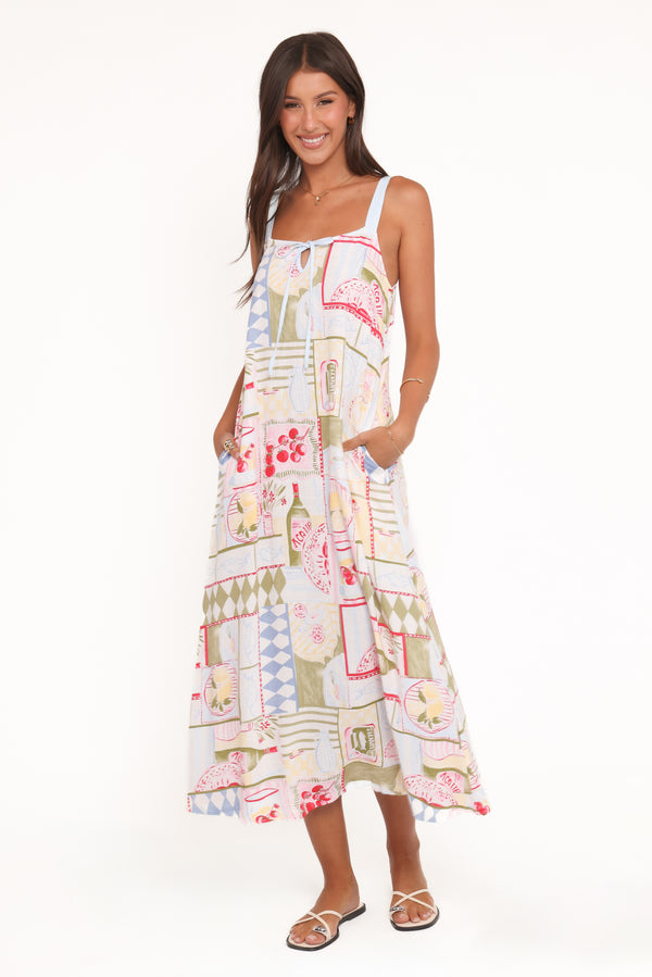 DRESSES Narla Maxi Dress - Italia Print