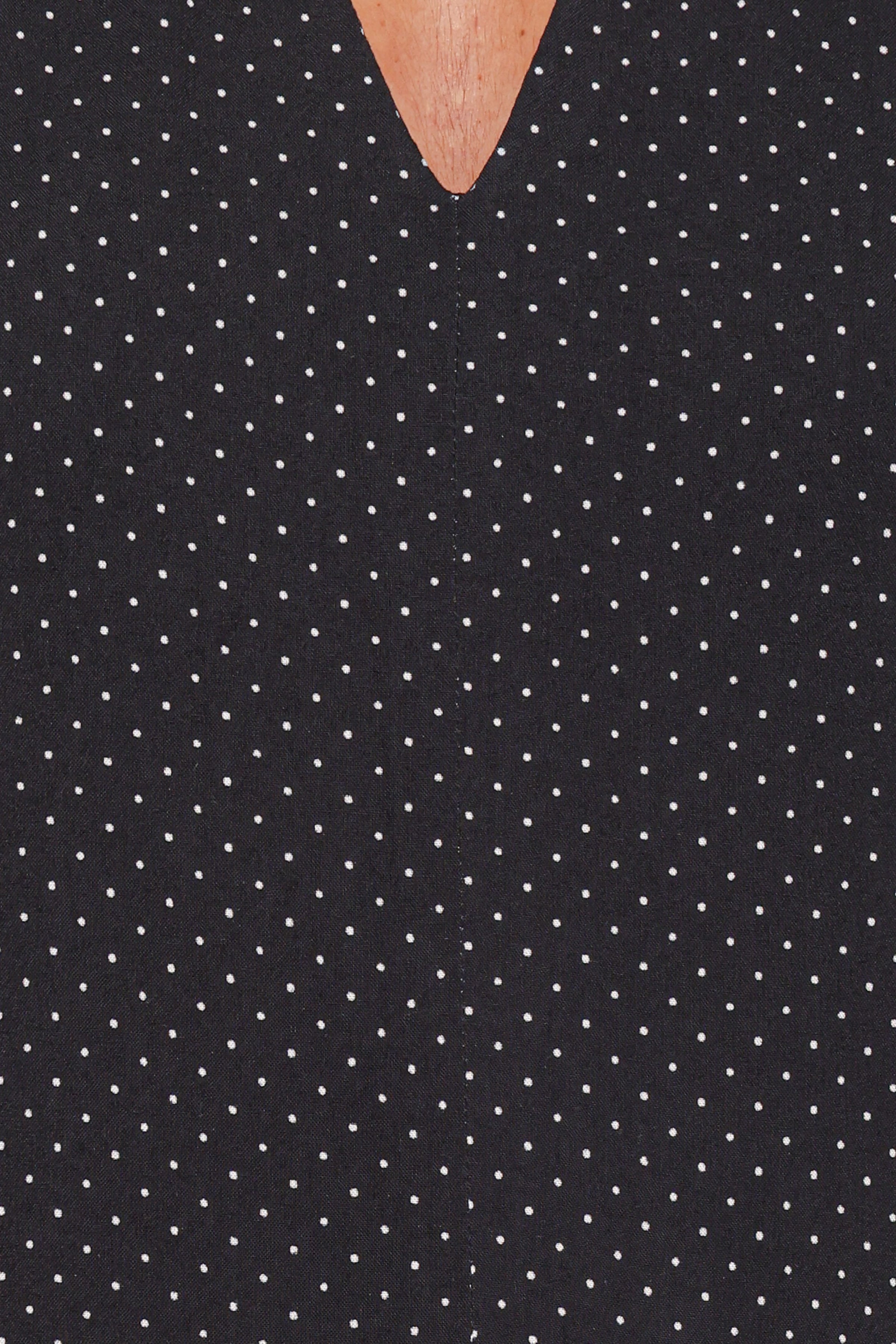 DRESSES Natalie Halterneck Maxi Dress - Black Polka Dot