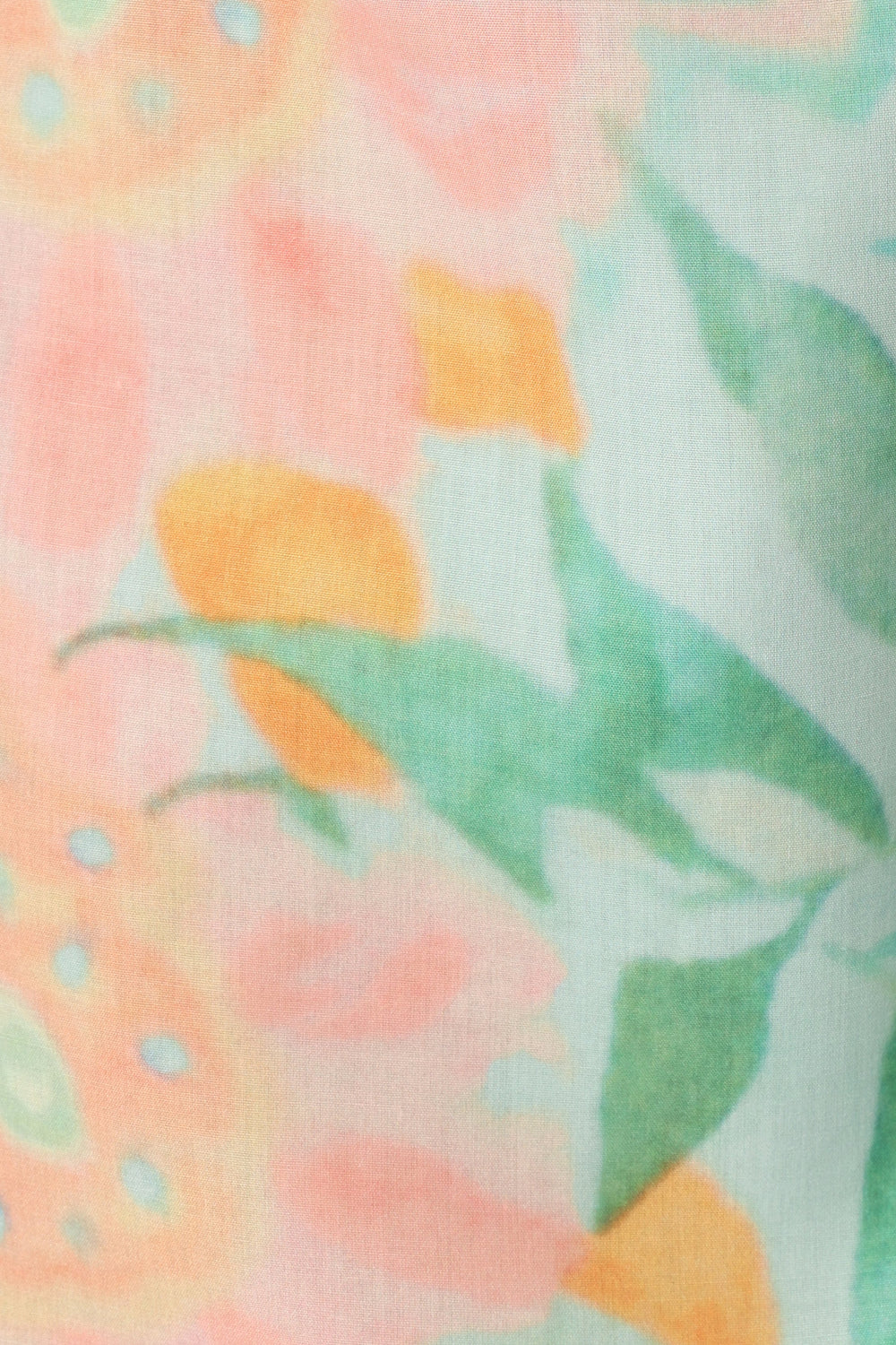 DRESSES @Natalie Puff Sleeve Mini Dress - Coral Print