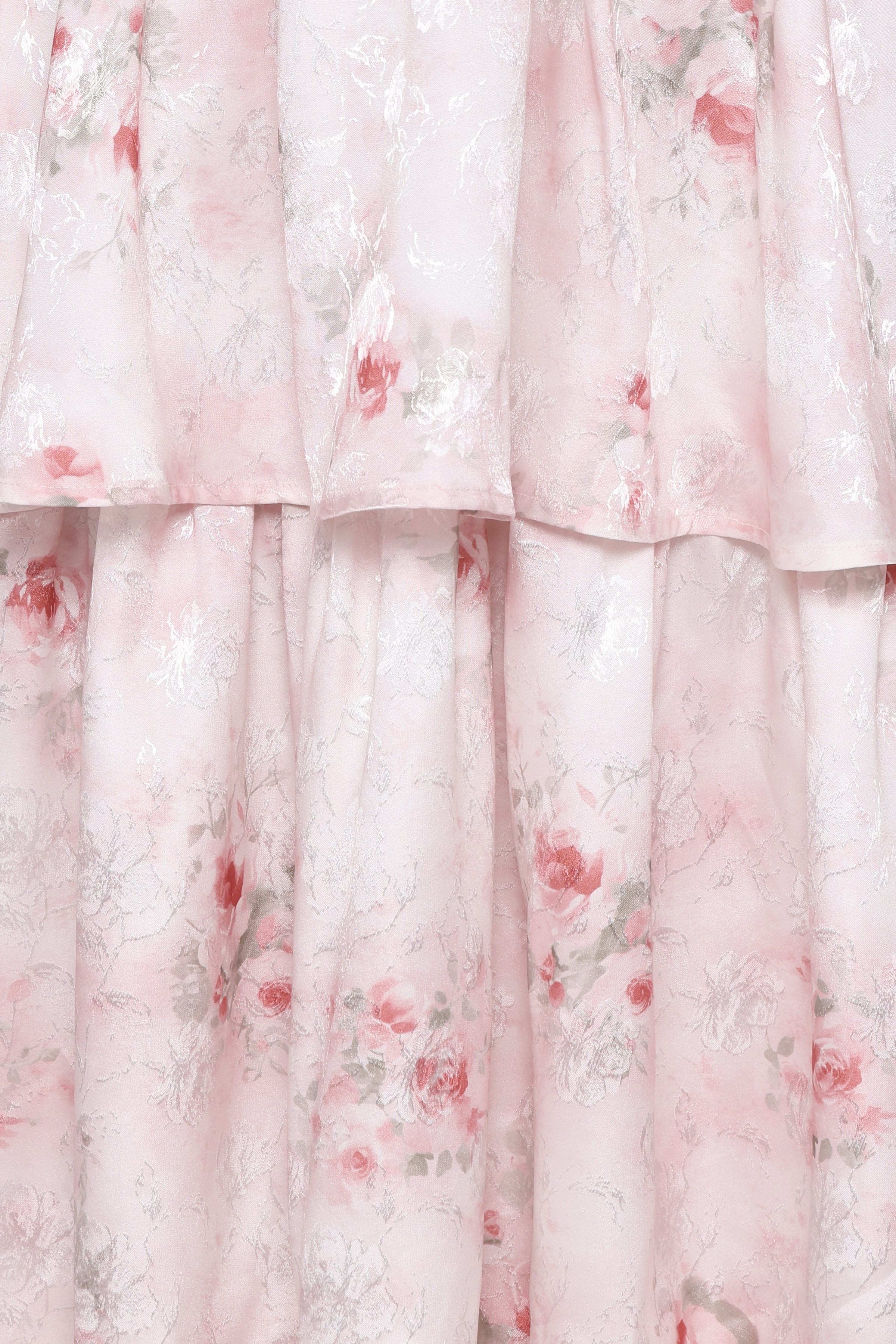 DRESSES Natarsha Maxi Dress - White Pink Floral