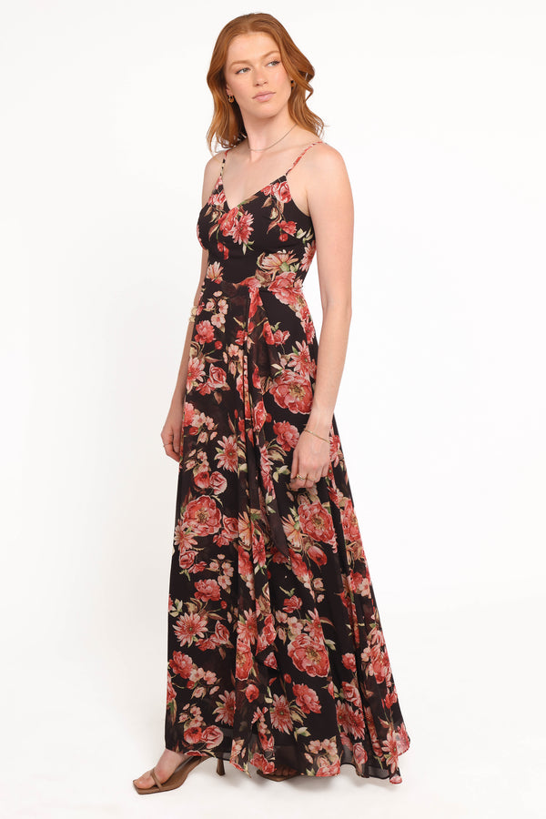 DRESSES Naver Maxi Dress - Black Floral