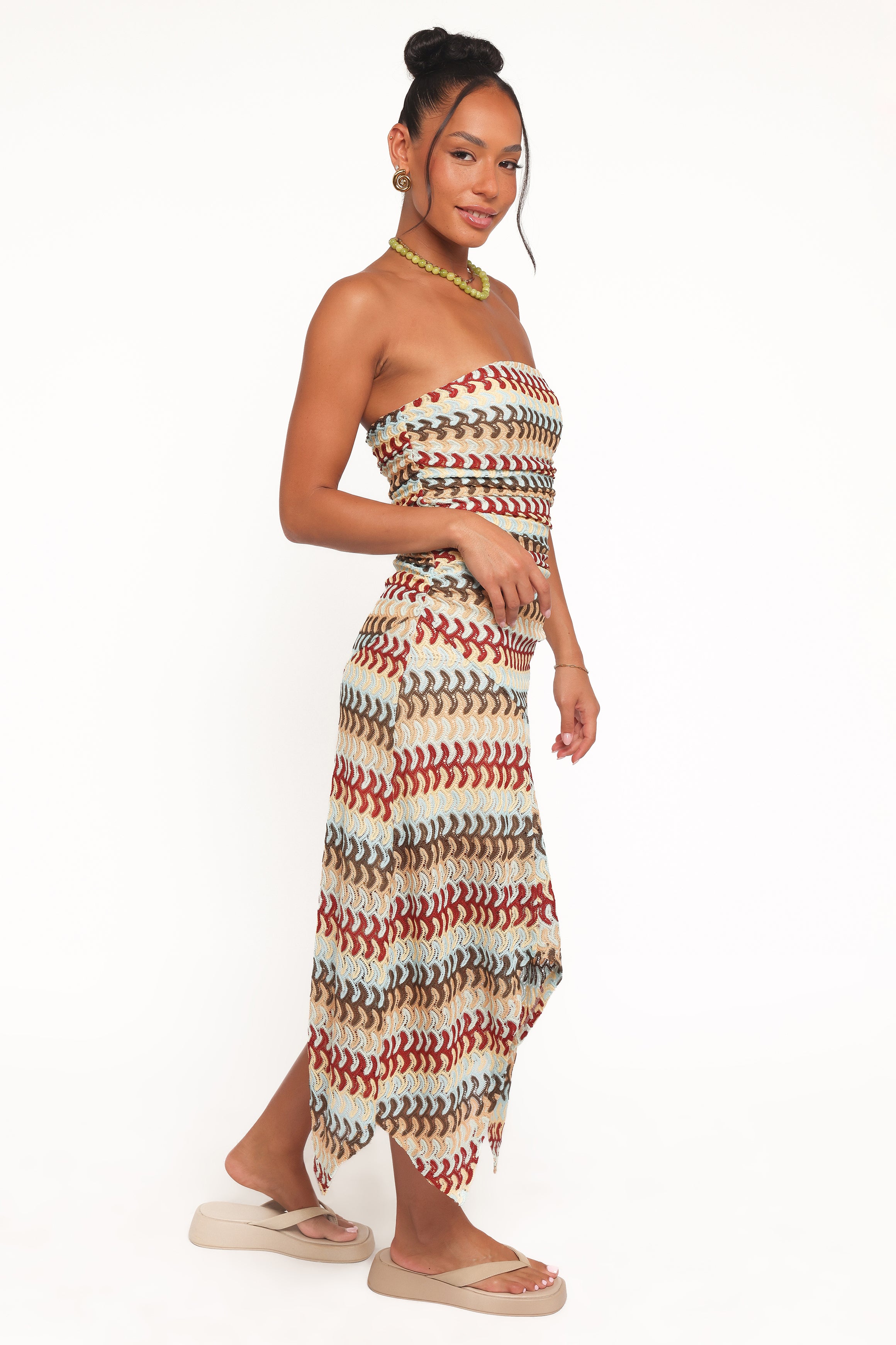 DRESSES Navia Midi Dress - Multi Stripe