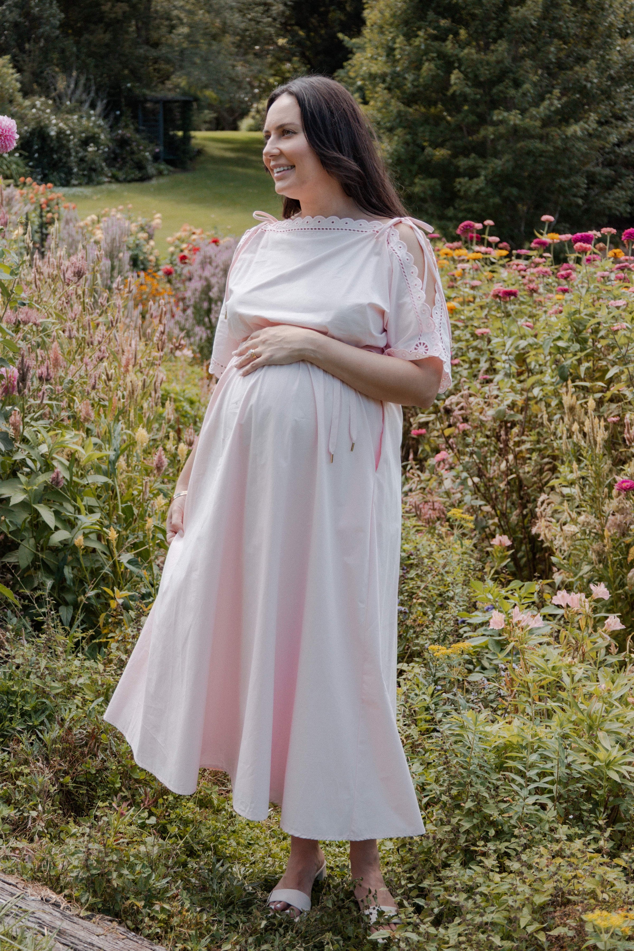 DRESSES Nellie Midi Dress - Petal Pink