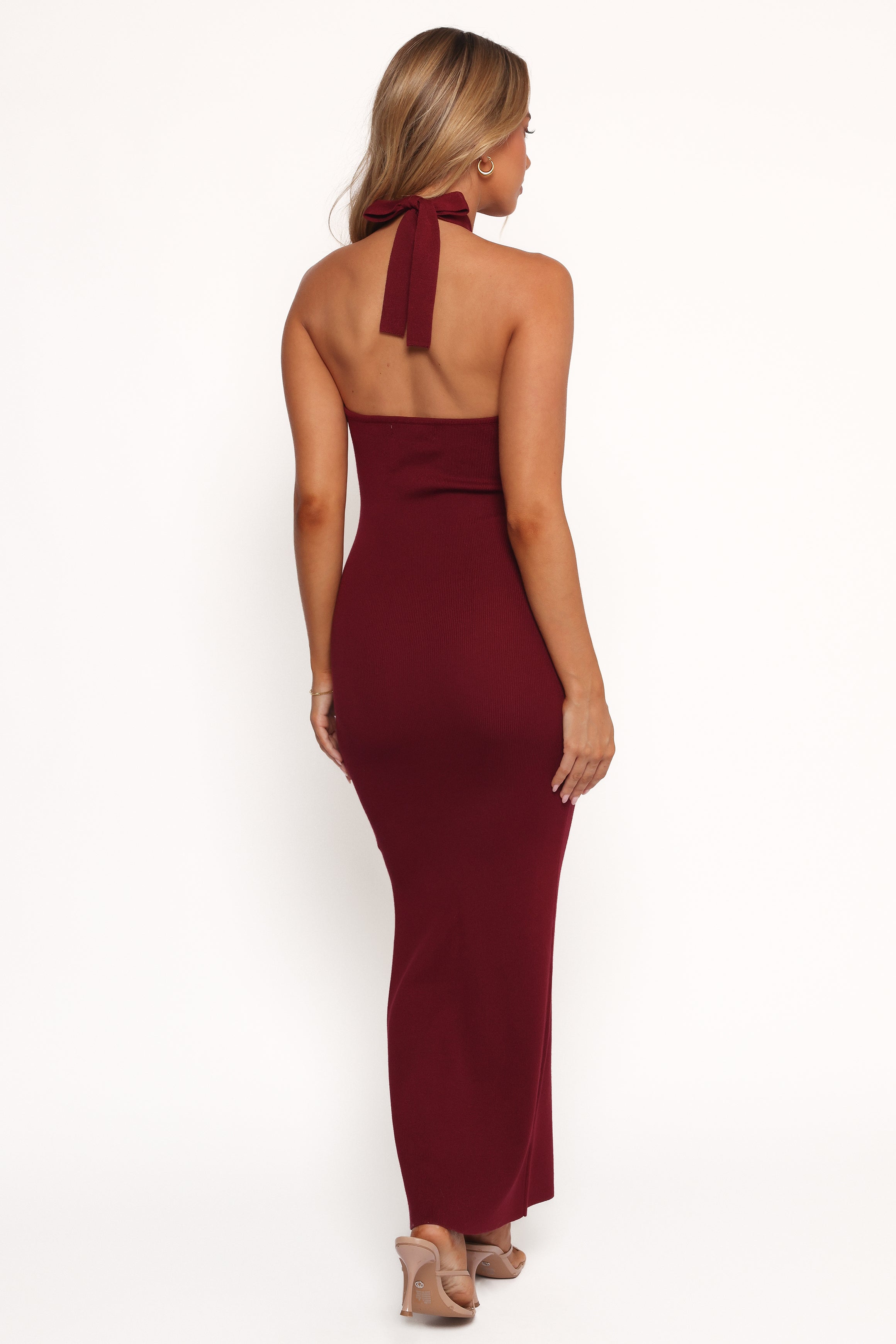 DRESSES Nessa Midi Dress - Dark Cherry