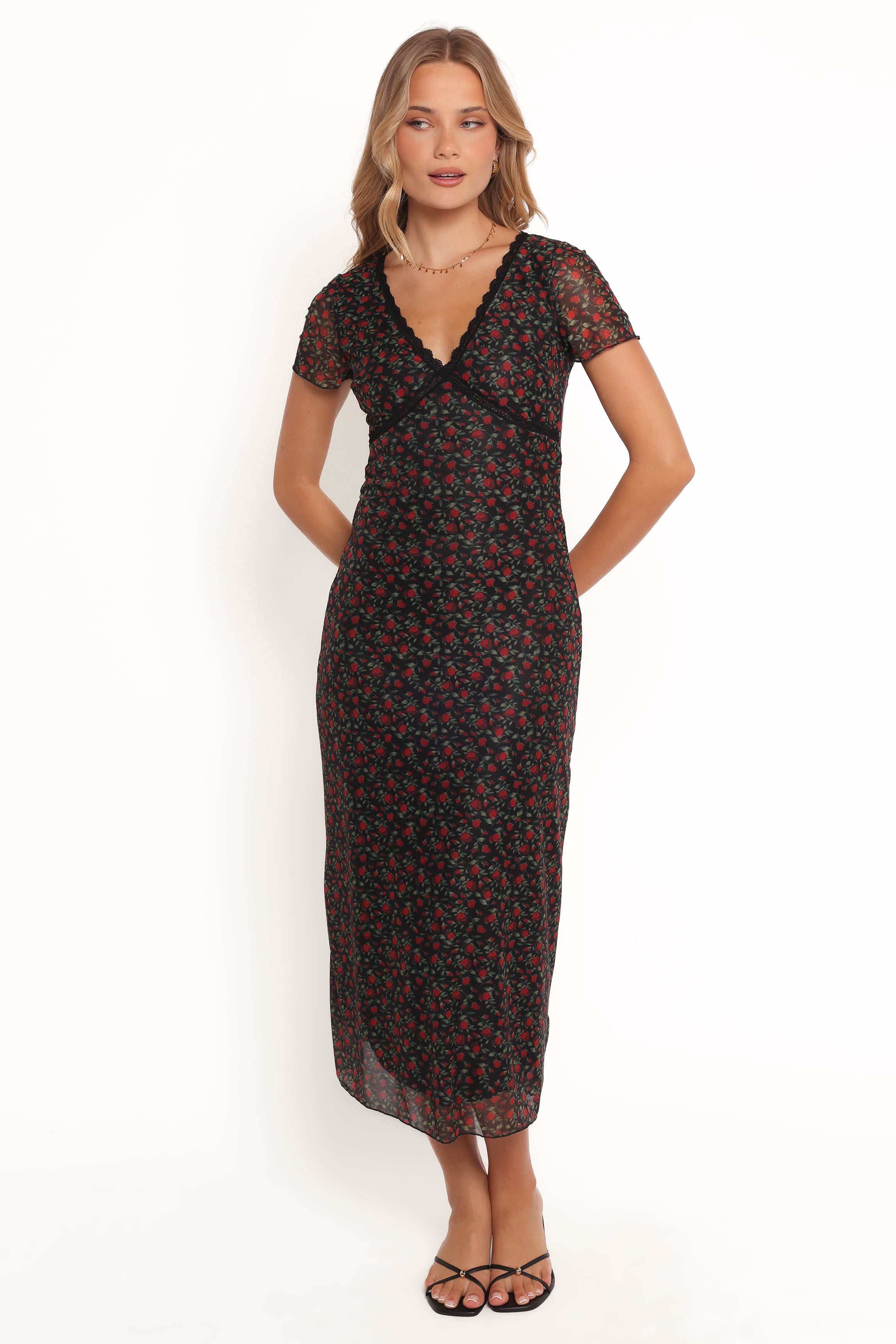 DRESSES Neve Maxi Dress - Rose Print
