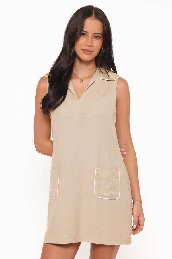 DRESSES Newton Mini Dress - Taupe