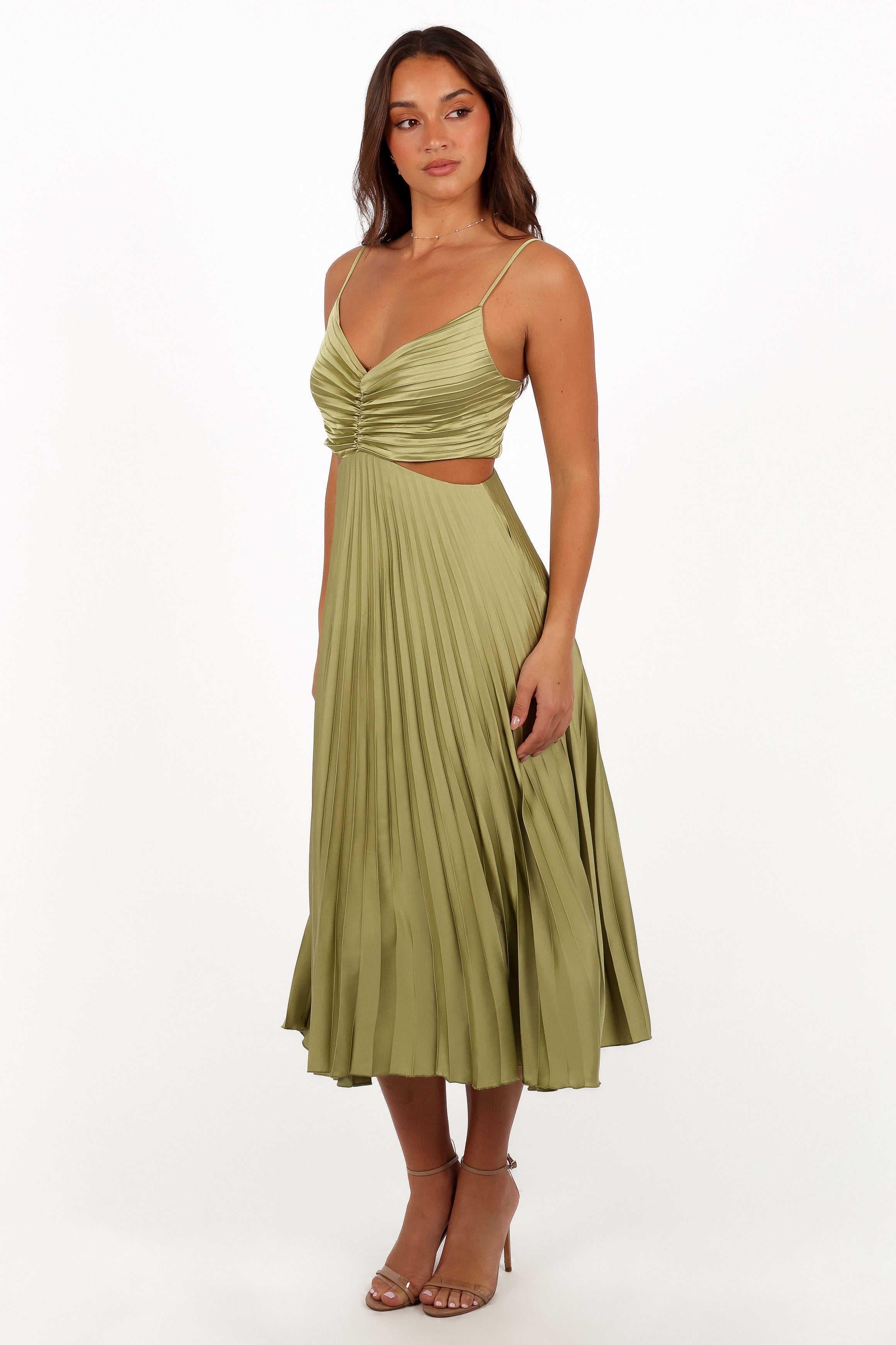 DRESSES Niamh Midi Dress - Meadow Green