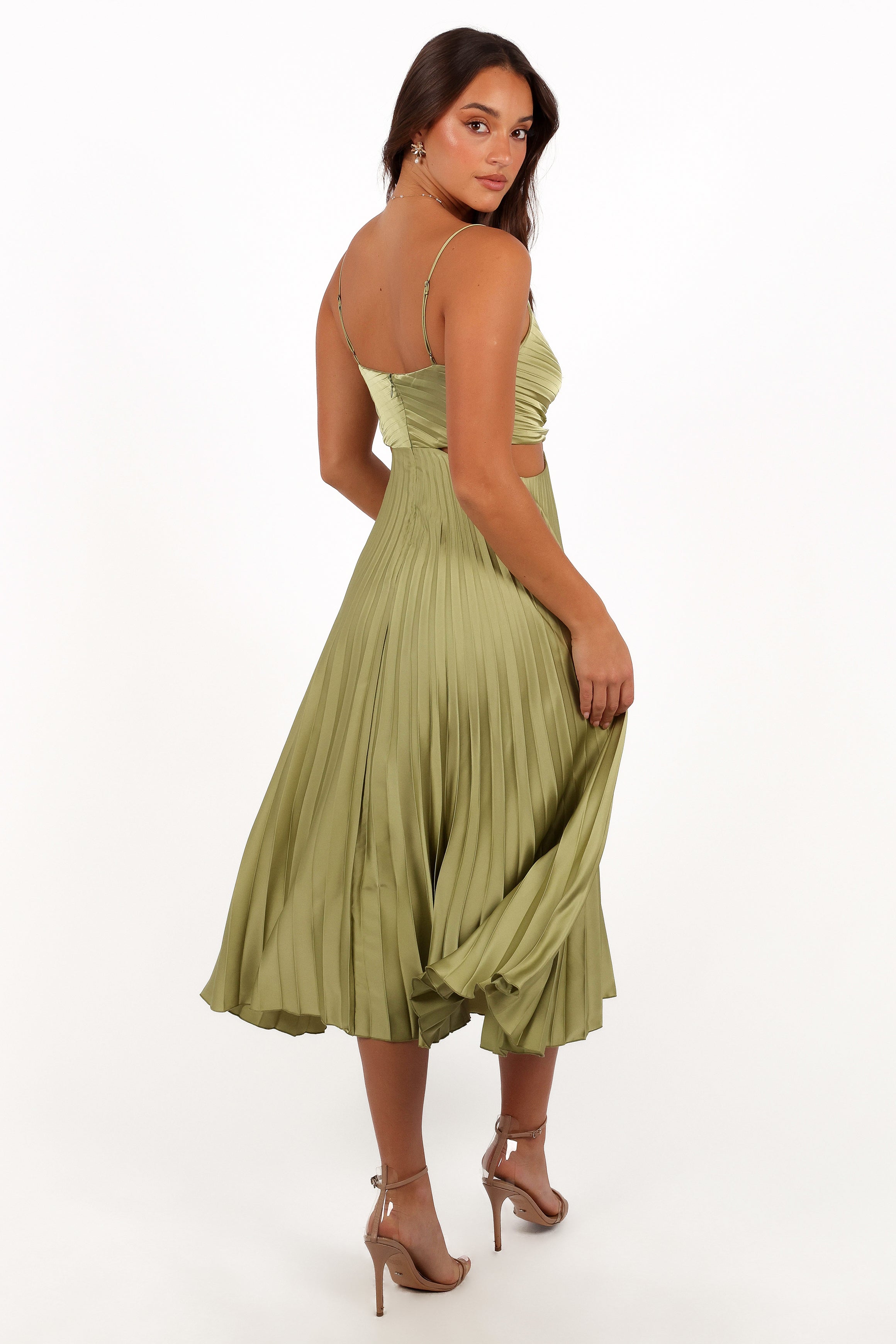 DRESSES Niamh Midi Dress - Meadow Green