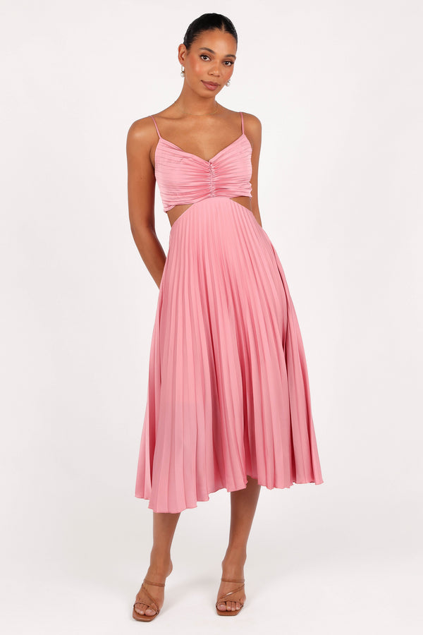 DRESSES Niamh Midi Dress - Poppy Pink