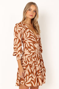 DRESSES @Nirita Longsleeve Mini Dress - Las Palmas