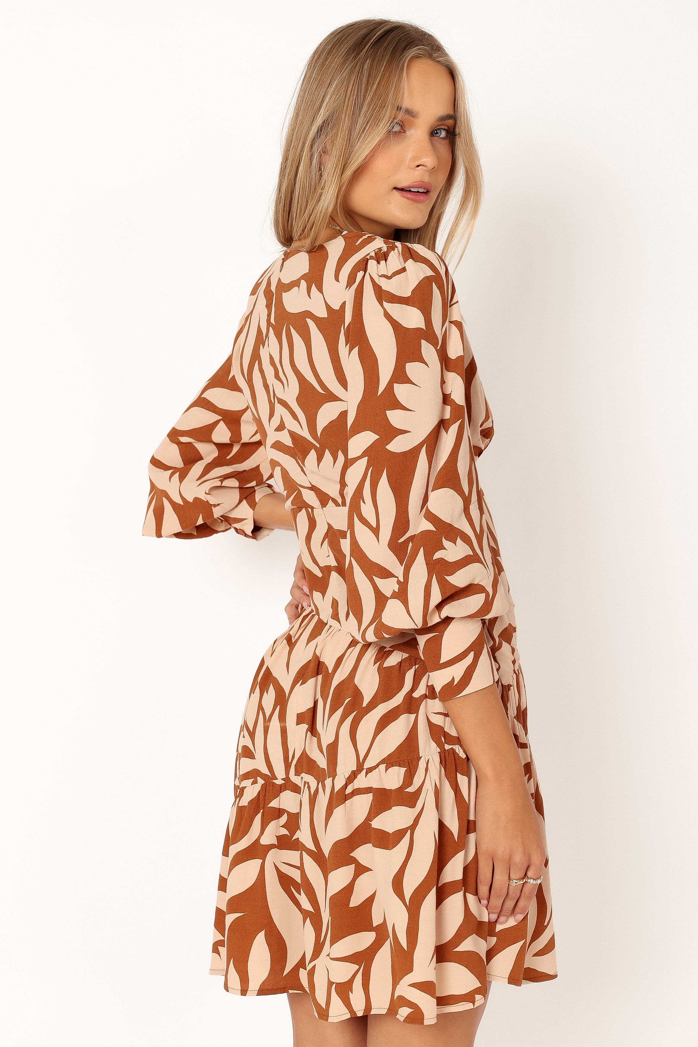 DRESSES @Nirita Longsleeve Mini Dress - Las Palmas