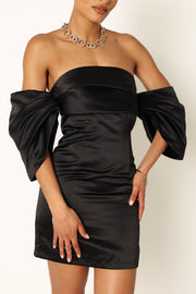 DRESSES @Nisha Strapless Mini Dress - Black