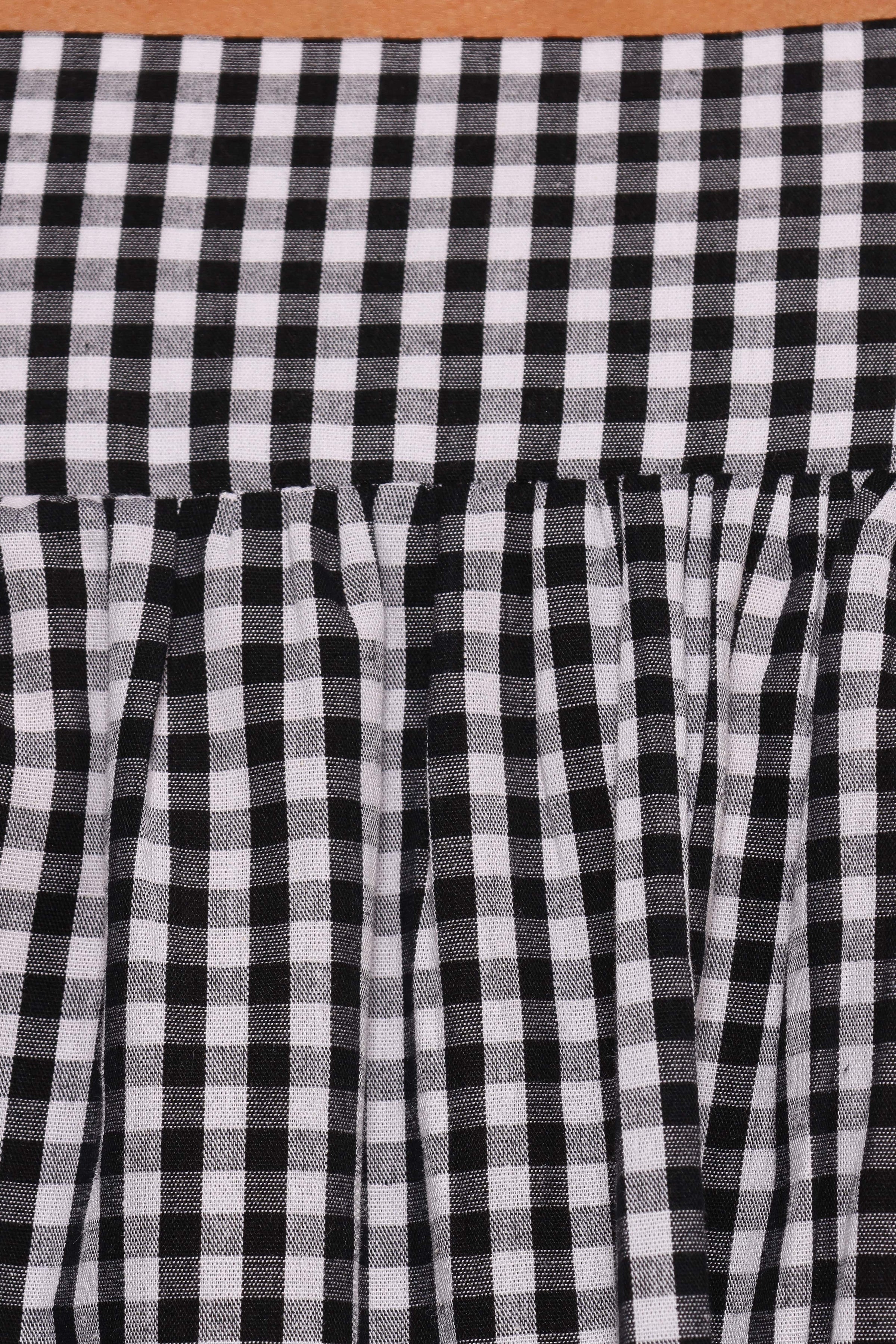 DRESSES Nola Mini Dress - Black Gingham