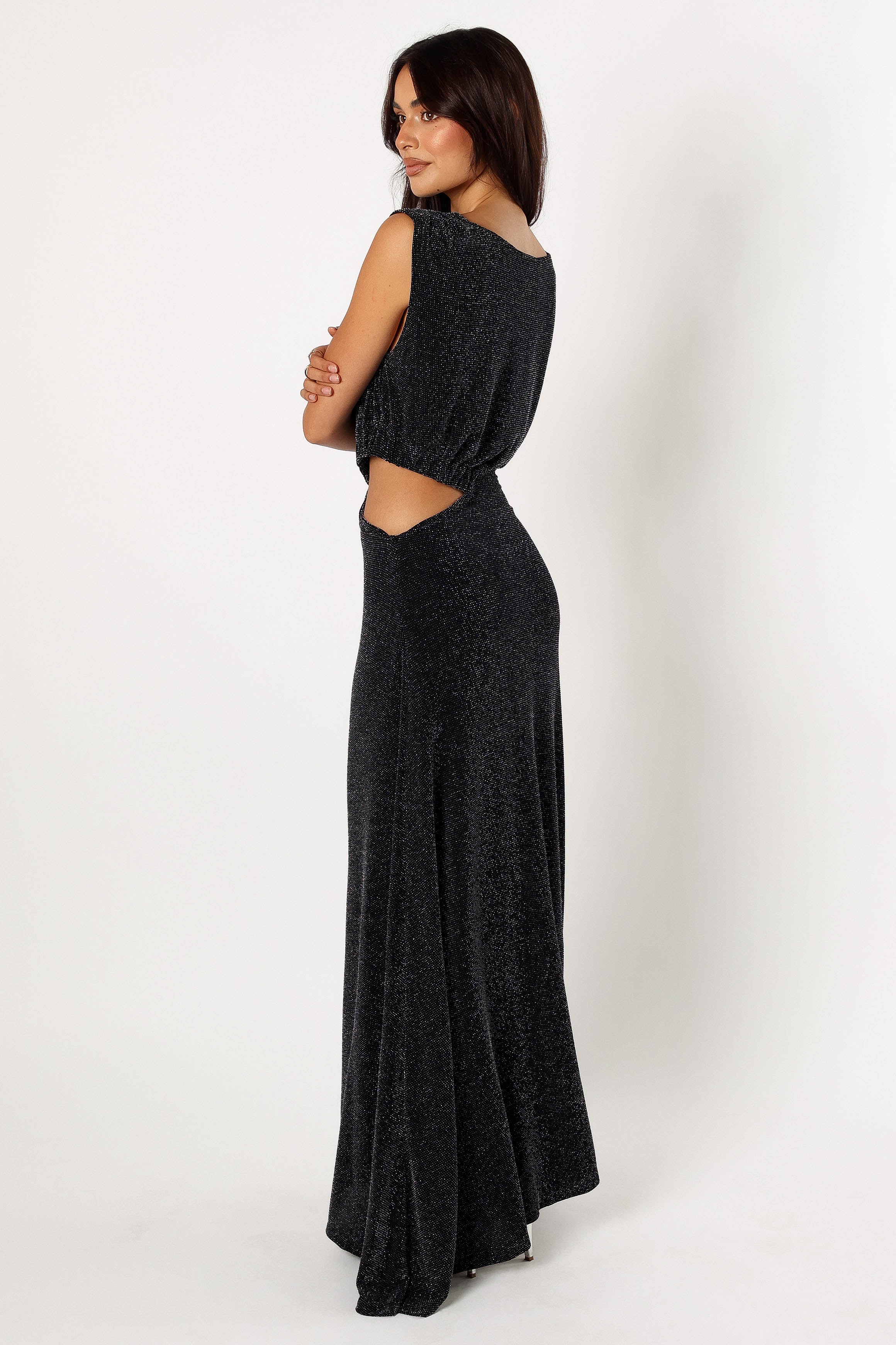 DRESSES @Nolah Maxi Dress - Black Sparkle