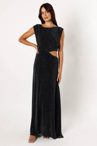 DRESSES @Nolah Maxi Dress - Black Sparkle