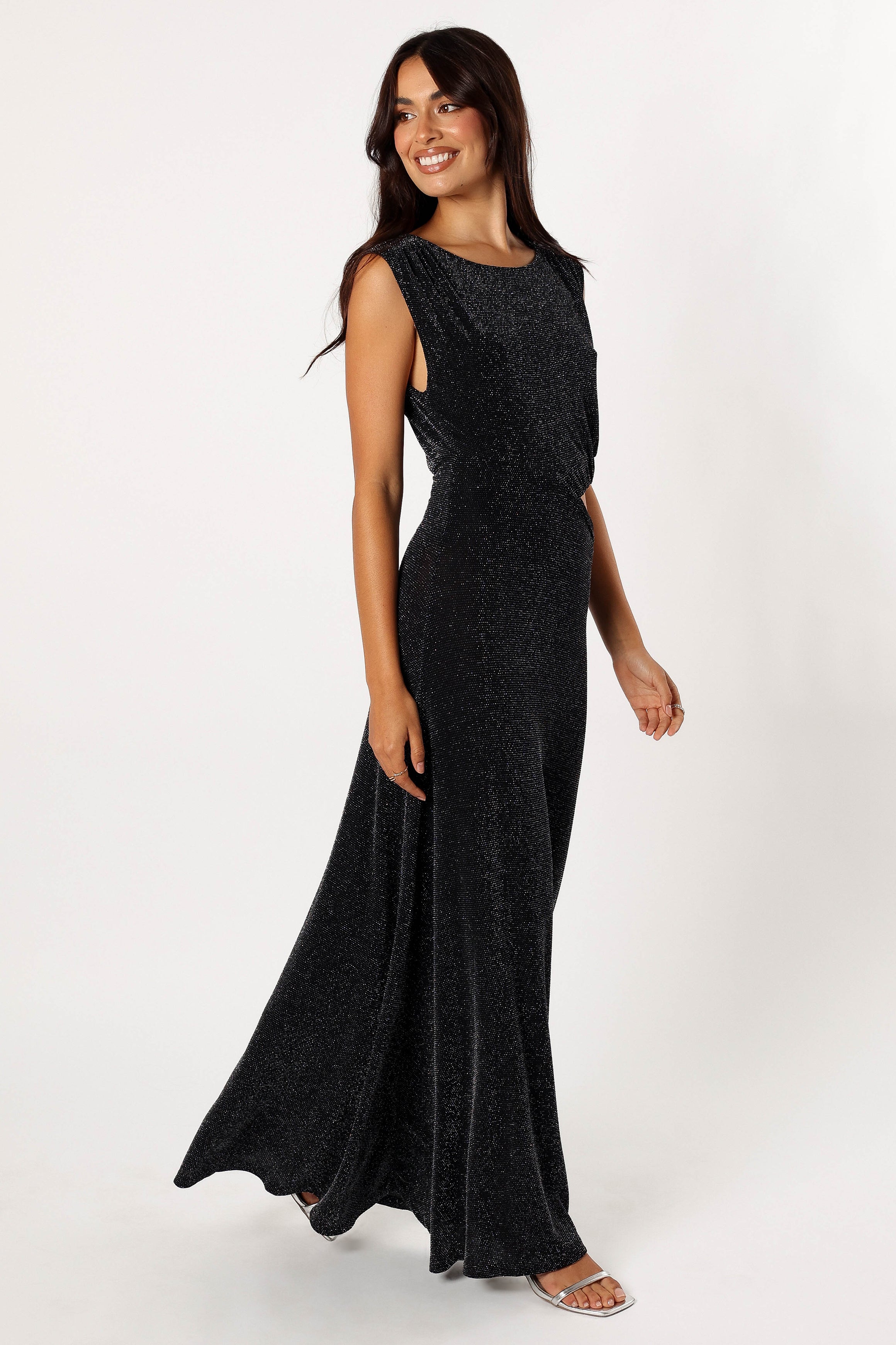 DRESSES @Nolah Maxi Dress - Black Sparkle
