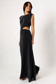 DRESSES @Nolah Maxi Dress - Black Sparkle
