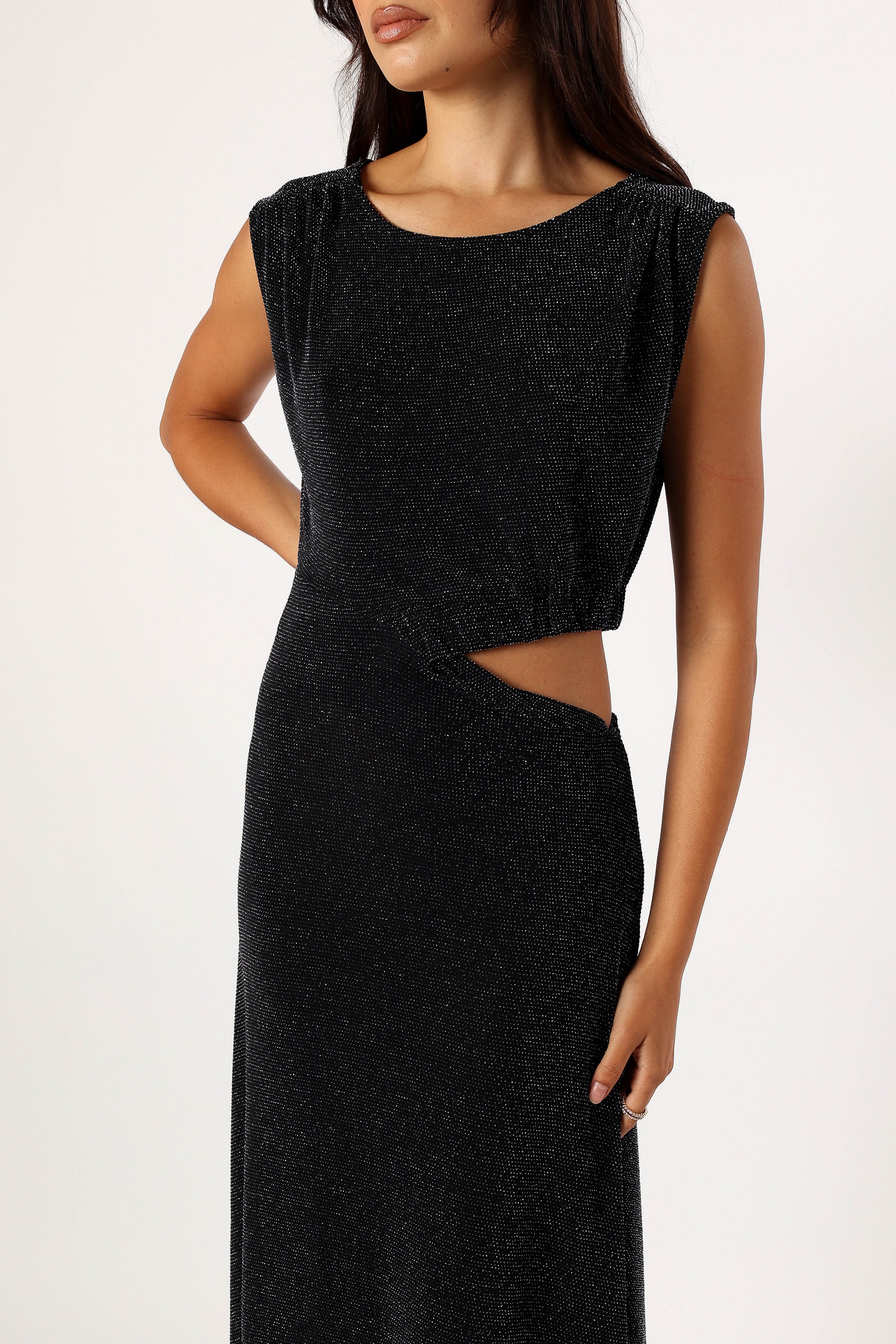 DRESSES @Nolah Maxi Dress - Black Sparkle