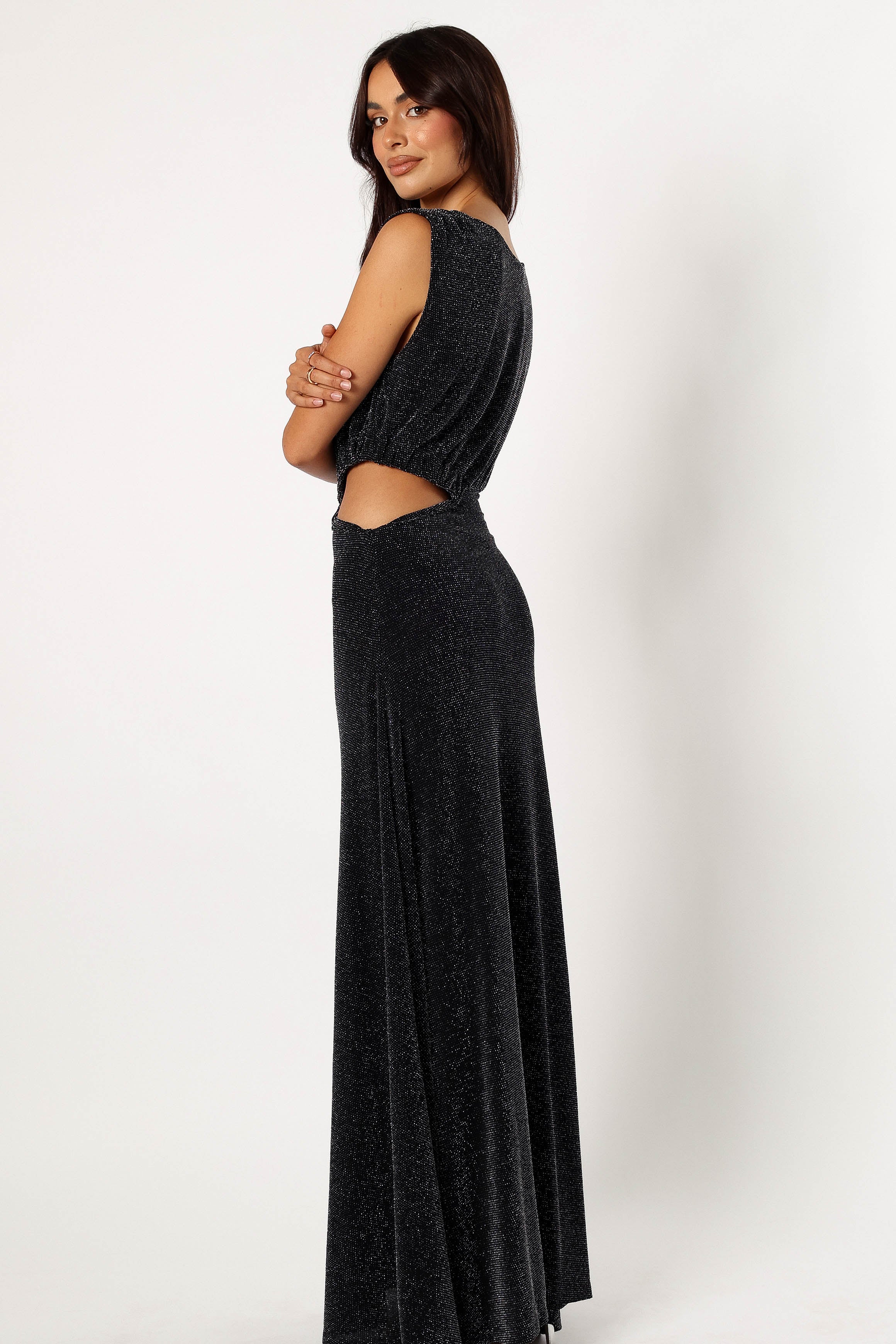 DRESSES @Nolah Maxi Dress - Black Sparkle