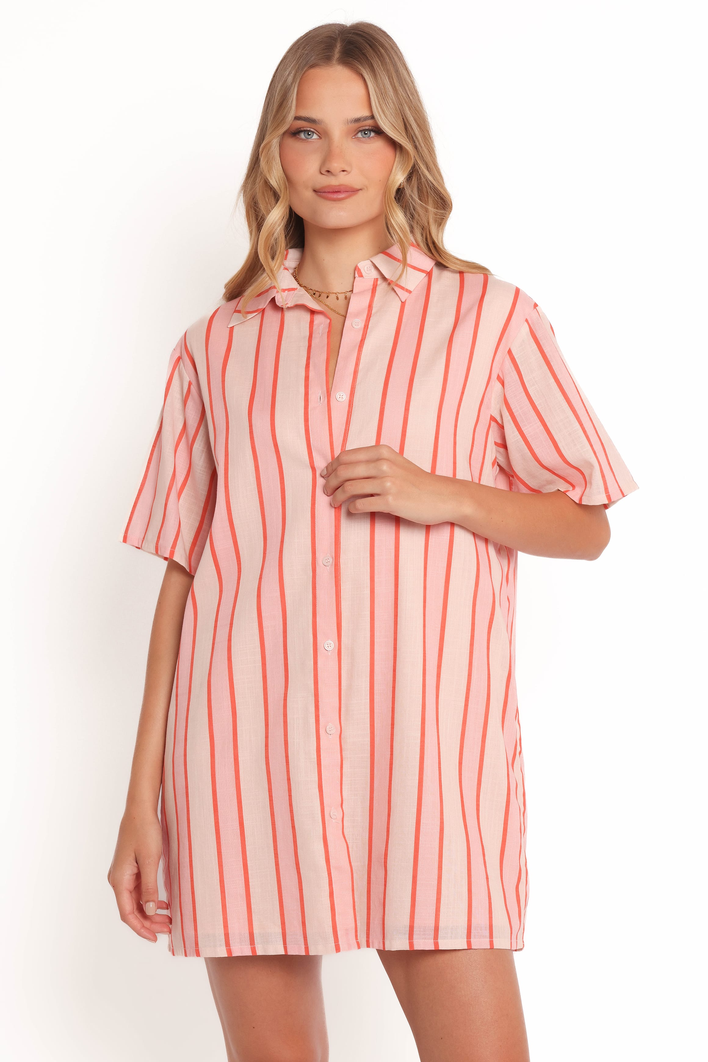 DRESSES Norah Mini Dress - Pink Stripe
