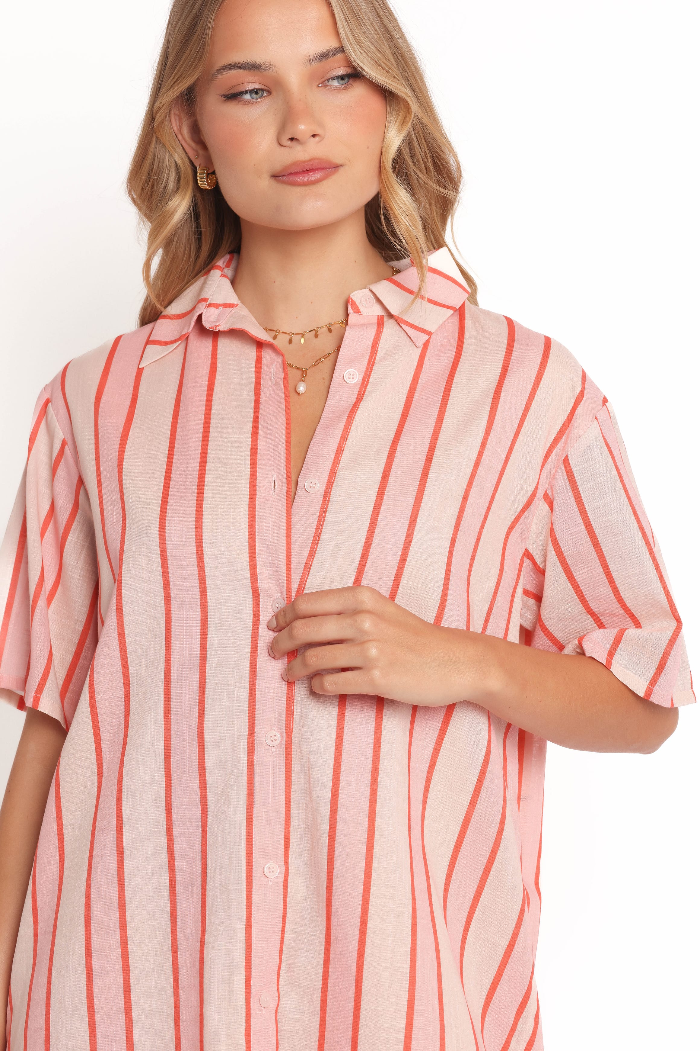 DRESSES Norah Mini Dress - Pink Stripe