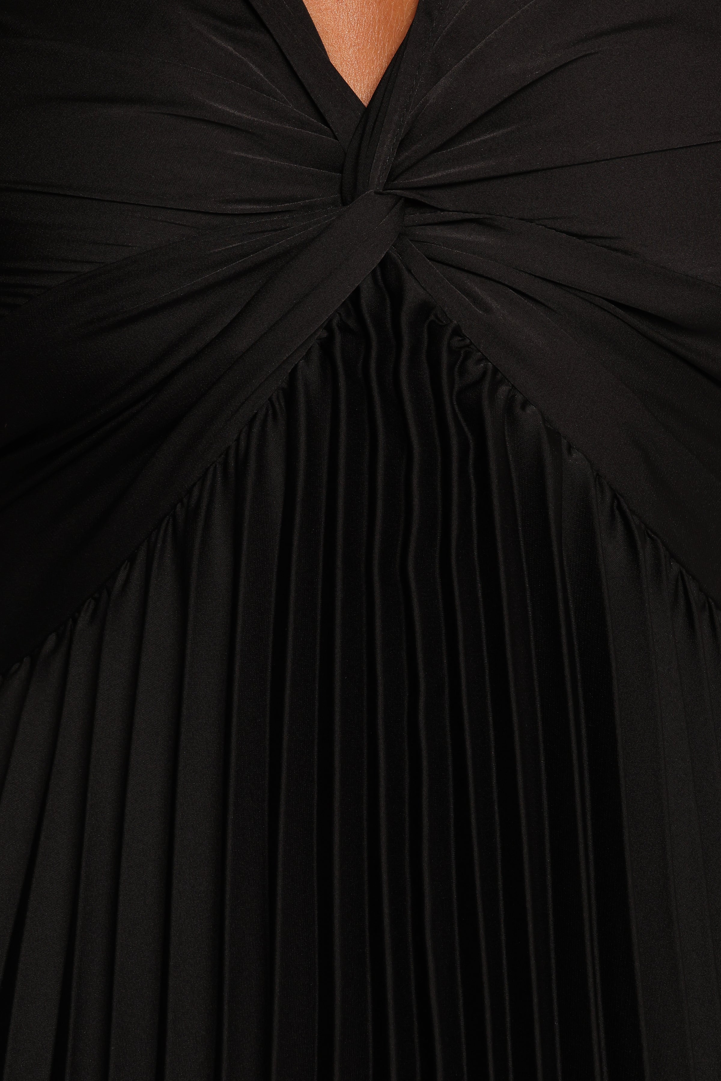 DRESSES Nova Flutter Sleeve Midi Dress - Black