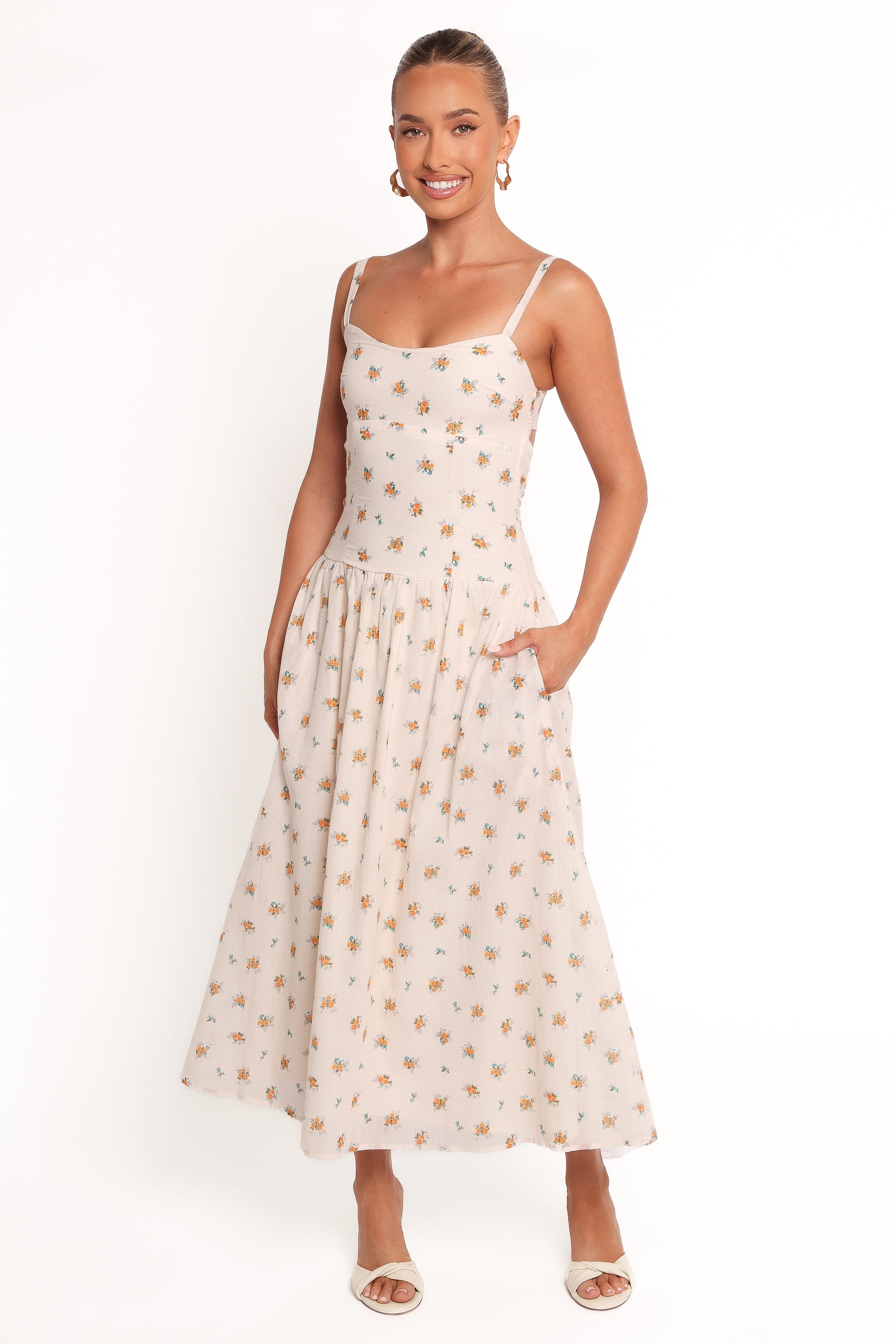 DRESSES Oakley Maxi Dress - Yellow Floral