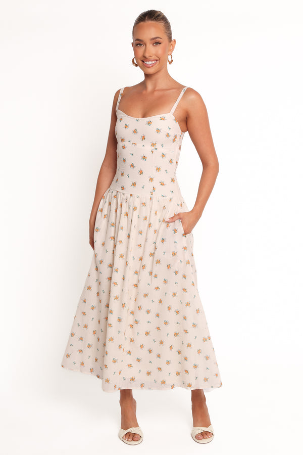 DRESSES Oakley Maxi Dress - Yellow Floral