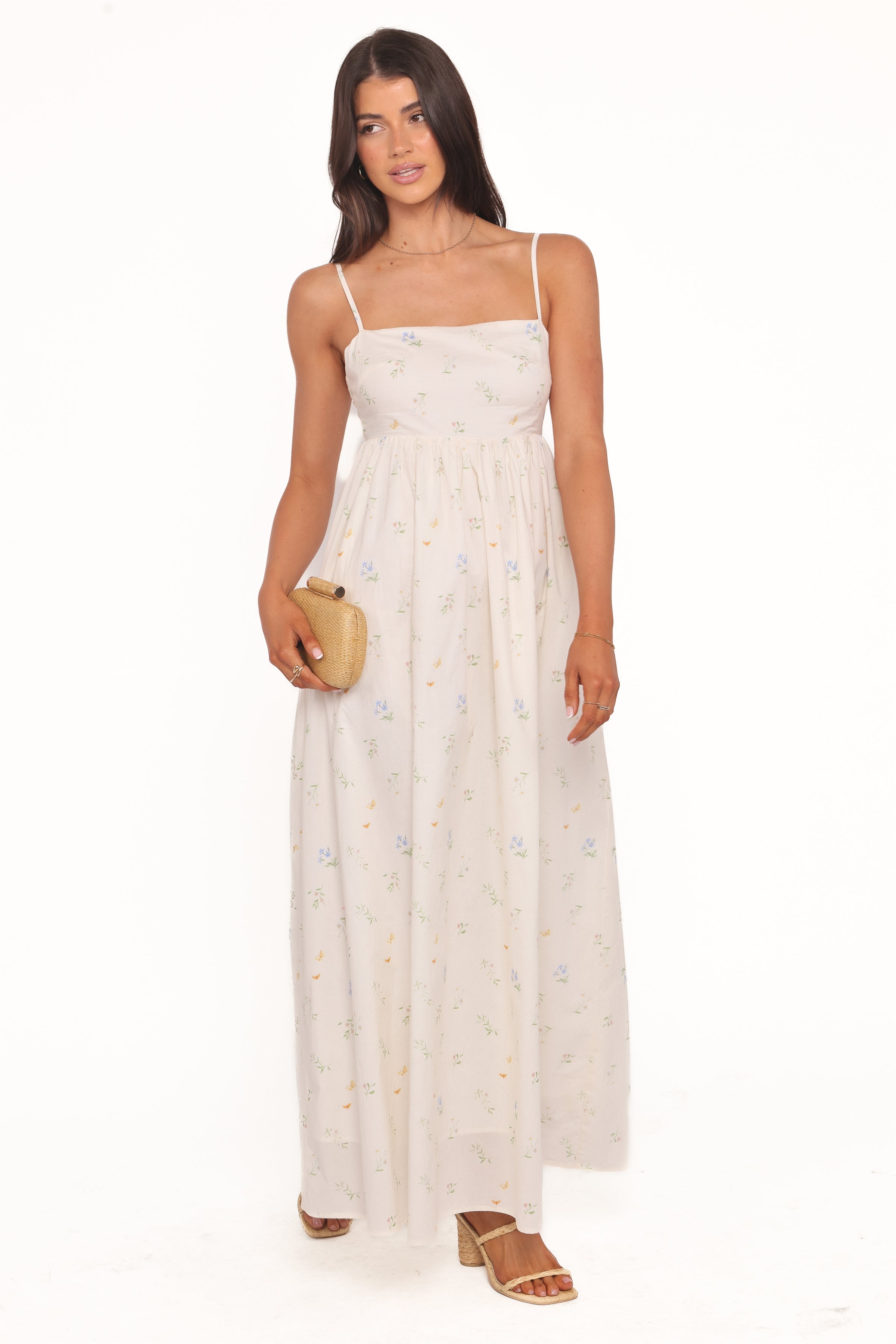 DRESSES Odessa Maxi Dress - White Floral