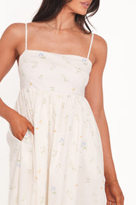 DRESSES Odessa Maxi Dress - White Floral