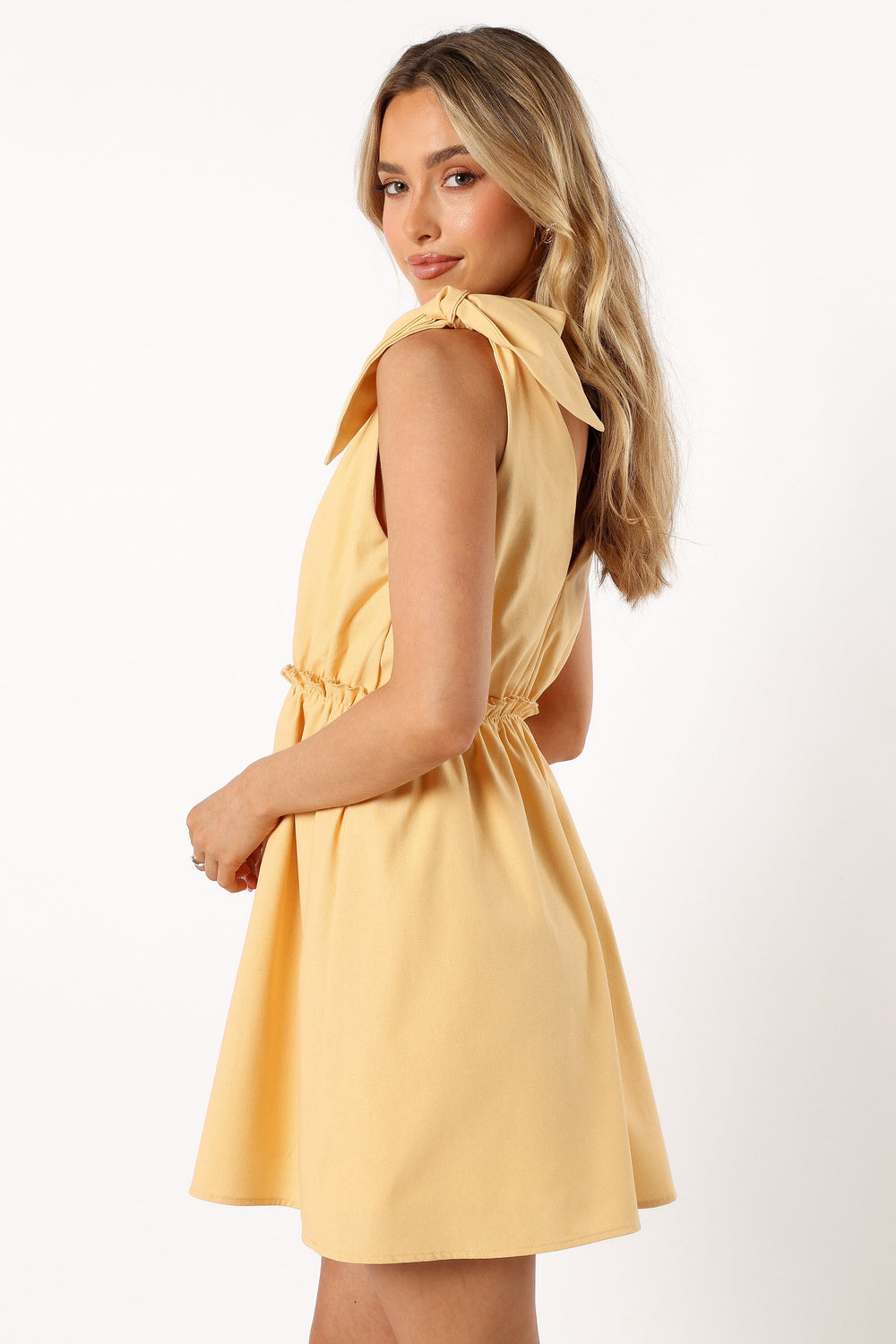 DRESSES @Odina Mini Dress - Yellow