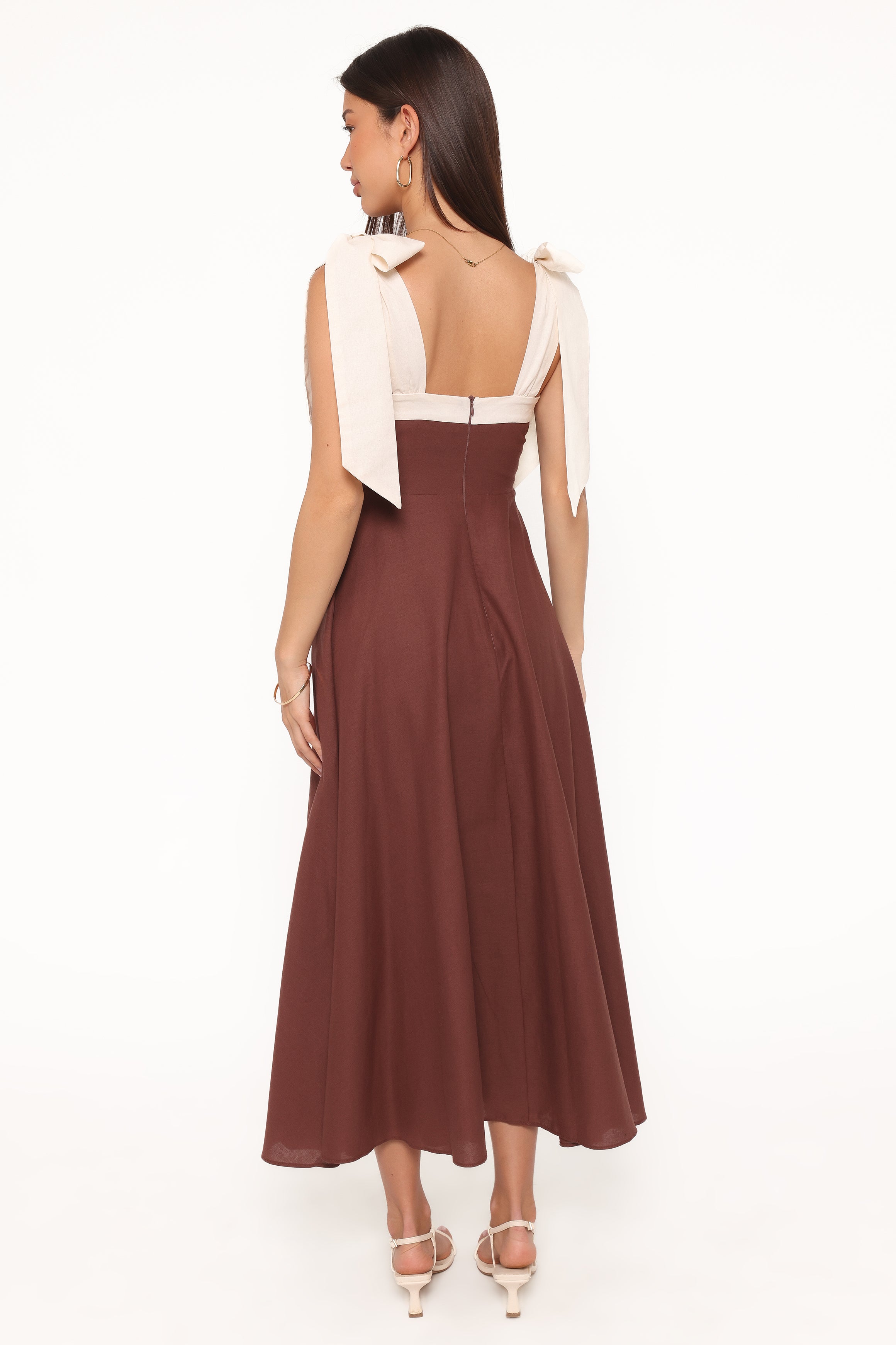 DRESSES Olinda Midi Dress - Chocolate