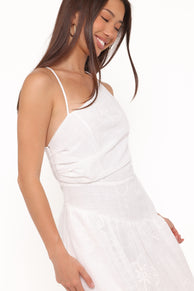 DRESSES Olivea Midi Dress - White