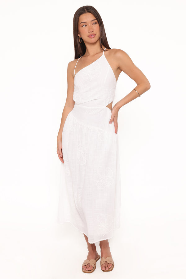 DRESSES Olivea Midi Dress - White