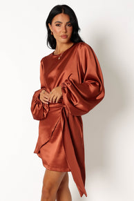 DRESSES @Opal Dress - Rust