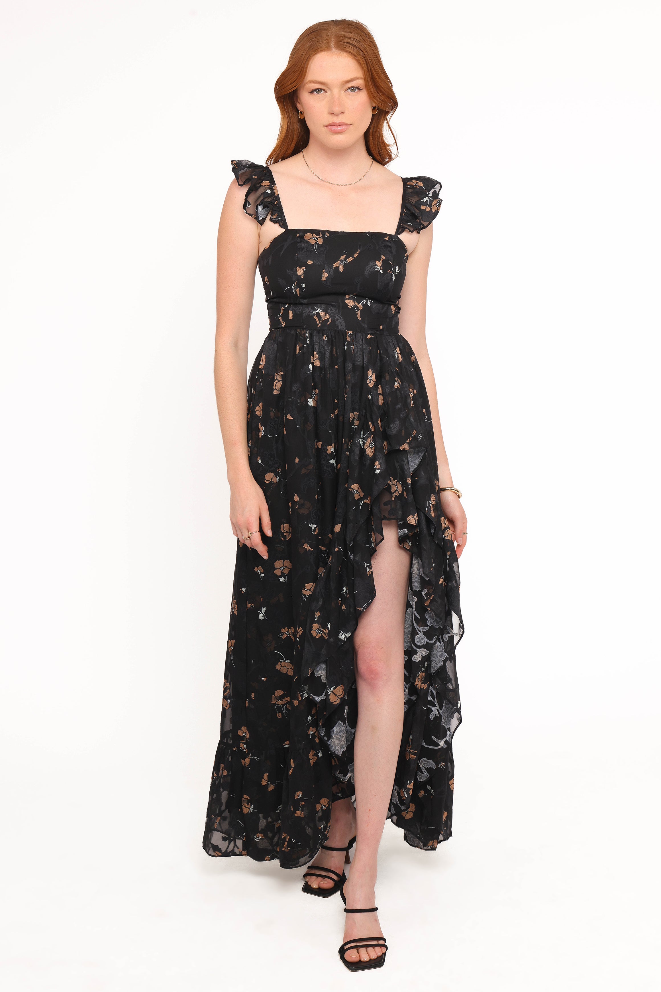 DRESSES Orielle Maxi Dress - Black/Beige Floral