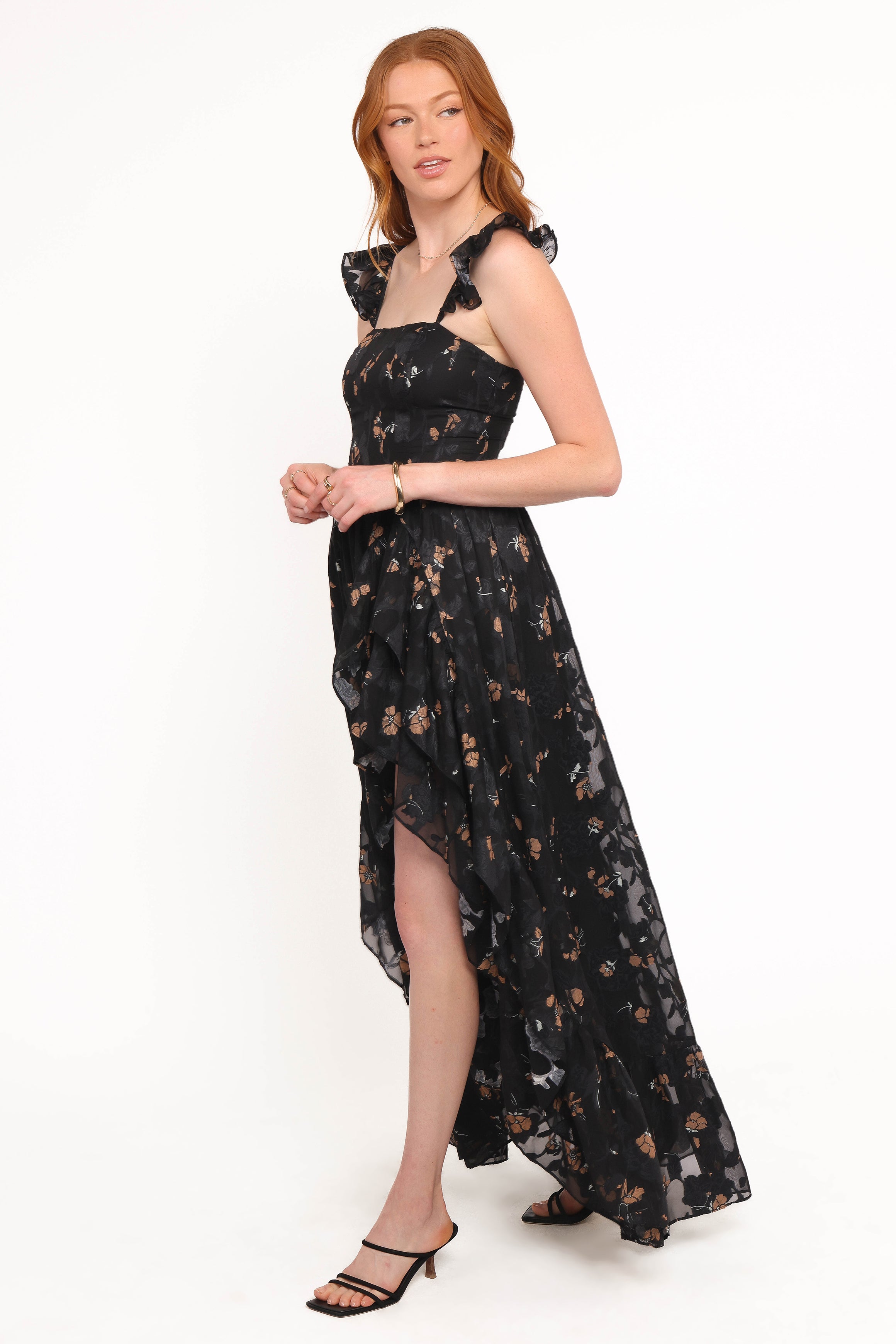 DRESSES Orielle Maxi Dress - Black/Beige Floral