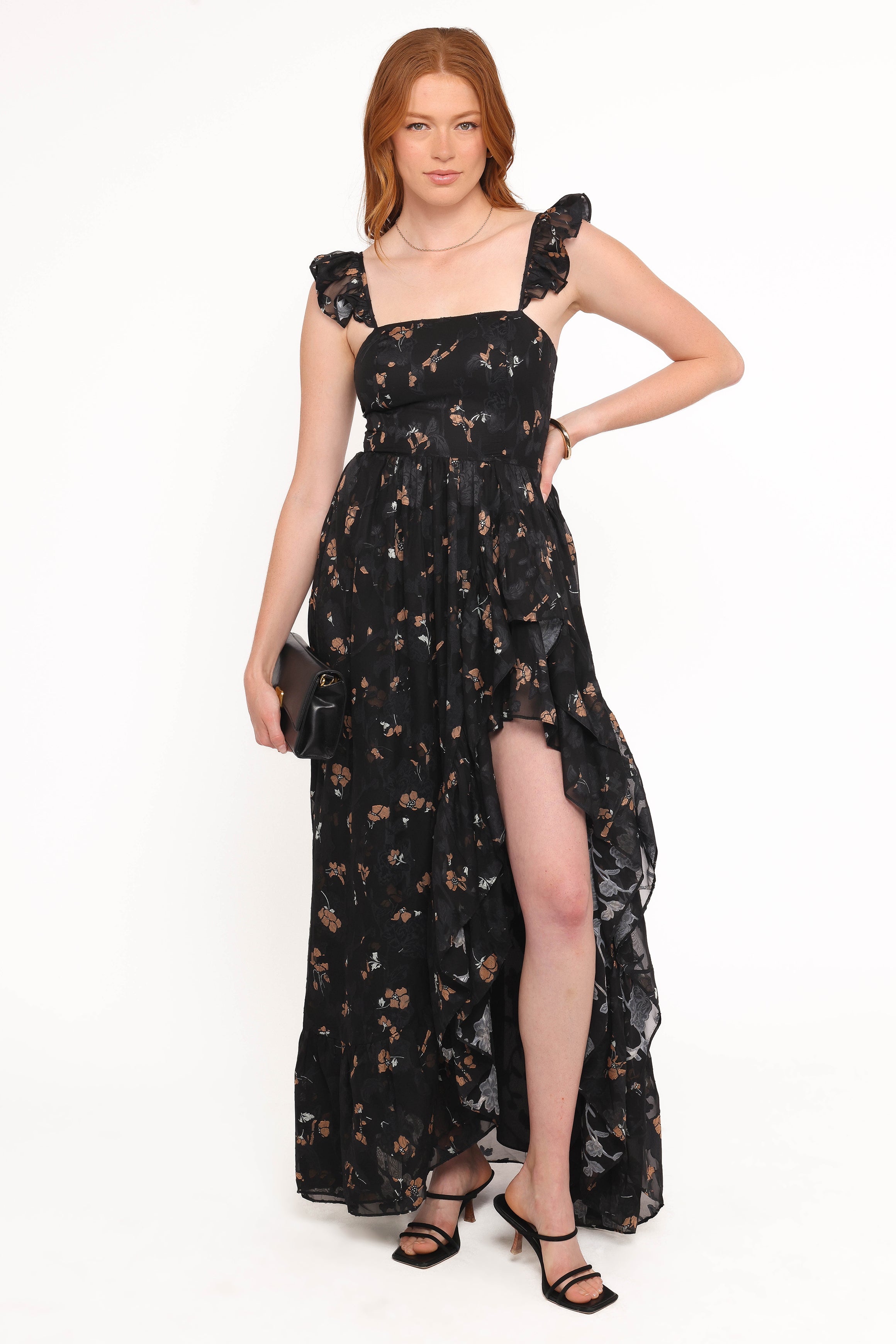 DRESSES Orielle Maxi Dress - Black/Beige Floral