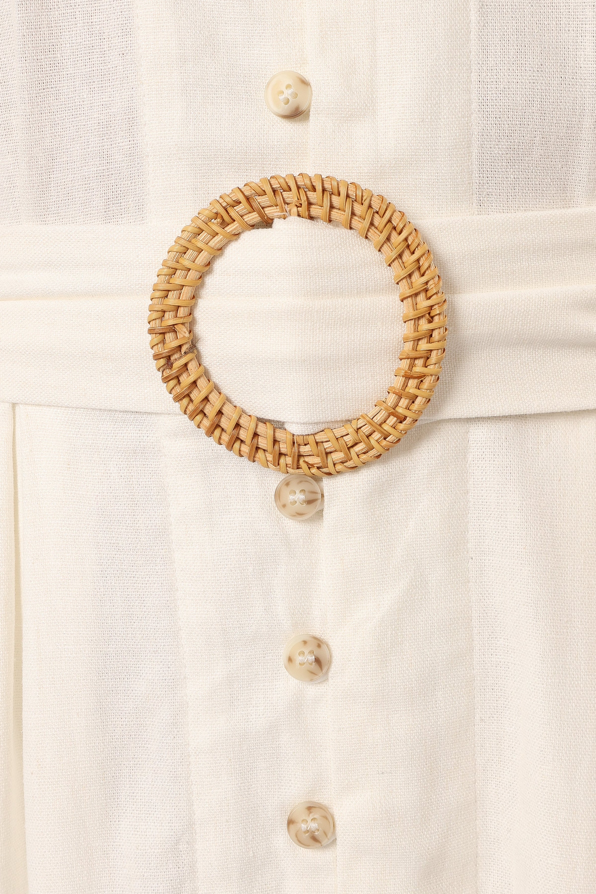 DRESSES @Orla Short Sleeve Midi Dress - Ivory (Hold for Euro Summer)