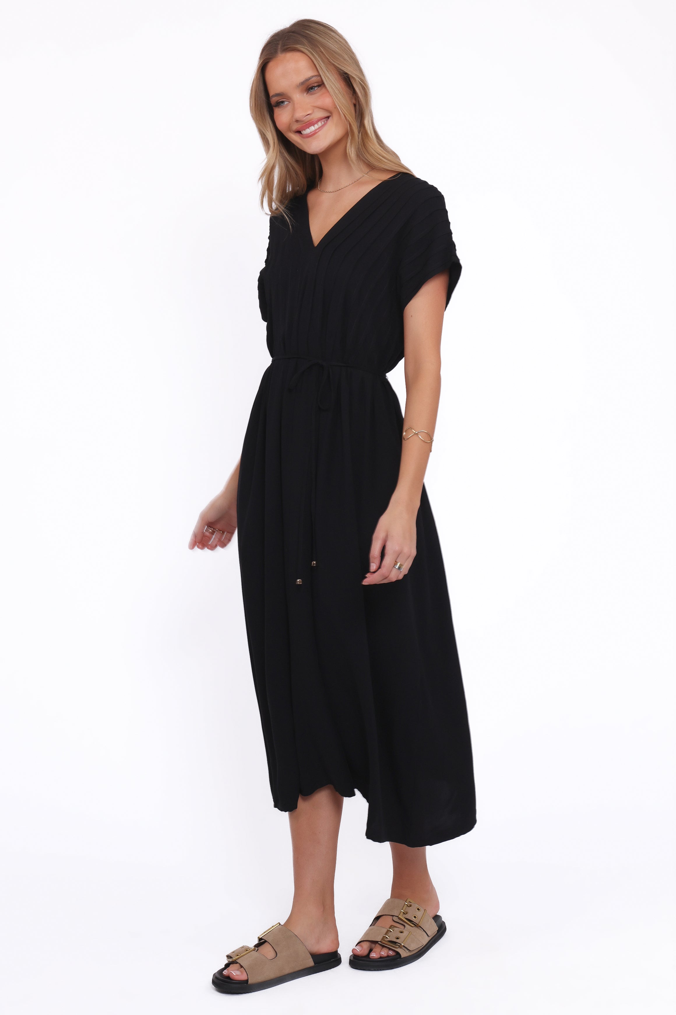 DRESSES Orly Midi Dress - Black